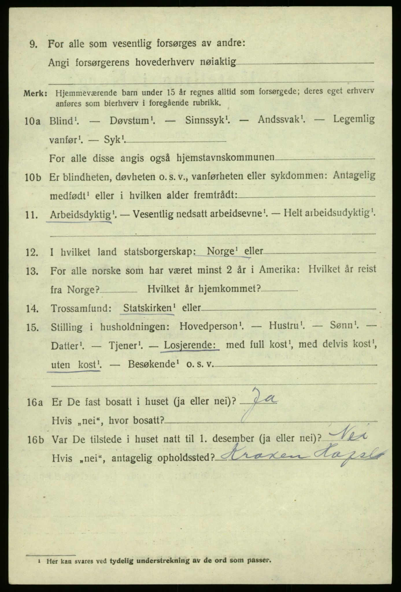 SAB, 1920 census for Luster, 1920, p. 3771