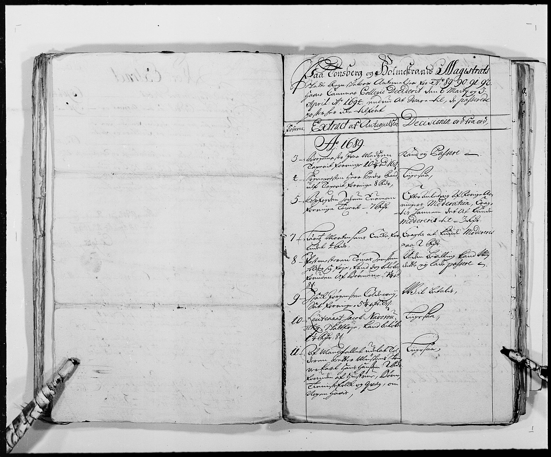 Rentekammeret inntil 1814, Reviderte regnskaper, Byregnskaper, AV/RA-EA-4066/R/Rh/L0158: [H1] Kontribusjonsregnskap, 1664-1692, p. 418