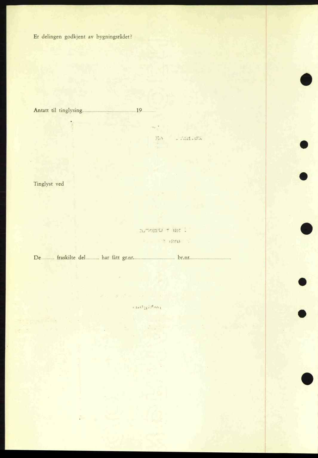 Nordre Sunnmøre sorenskriveri, AV/SAT-A-0006/1/2/2C/2Ca: Mortgage book no. A15, 1942-1943, Diary no: : 1962/1942