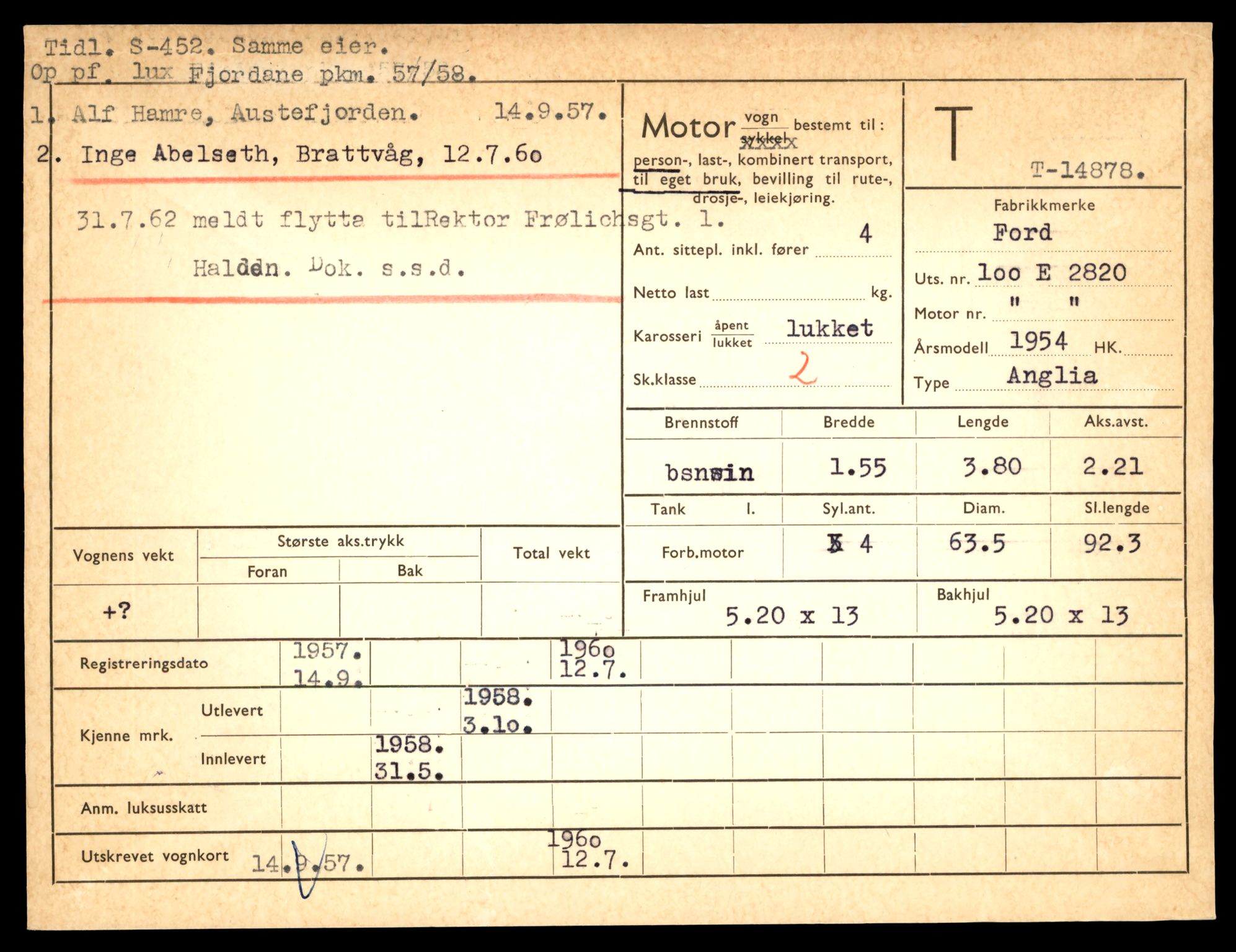 Møre og Romsdal vegkontor - Ålesund trafikkstasjon, AV/SAT-A-4099/F/Fe/L0049: Registreringskort for kjøretøy T 14864 - T 18613, 1927-1998, p. 365