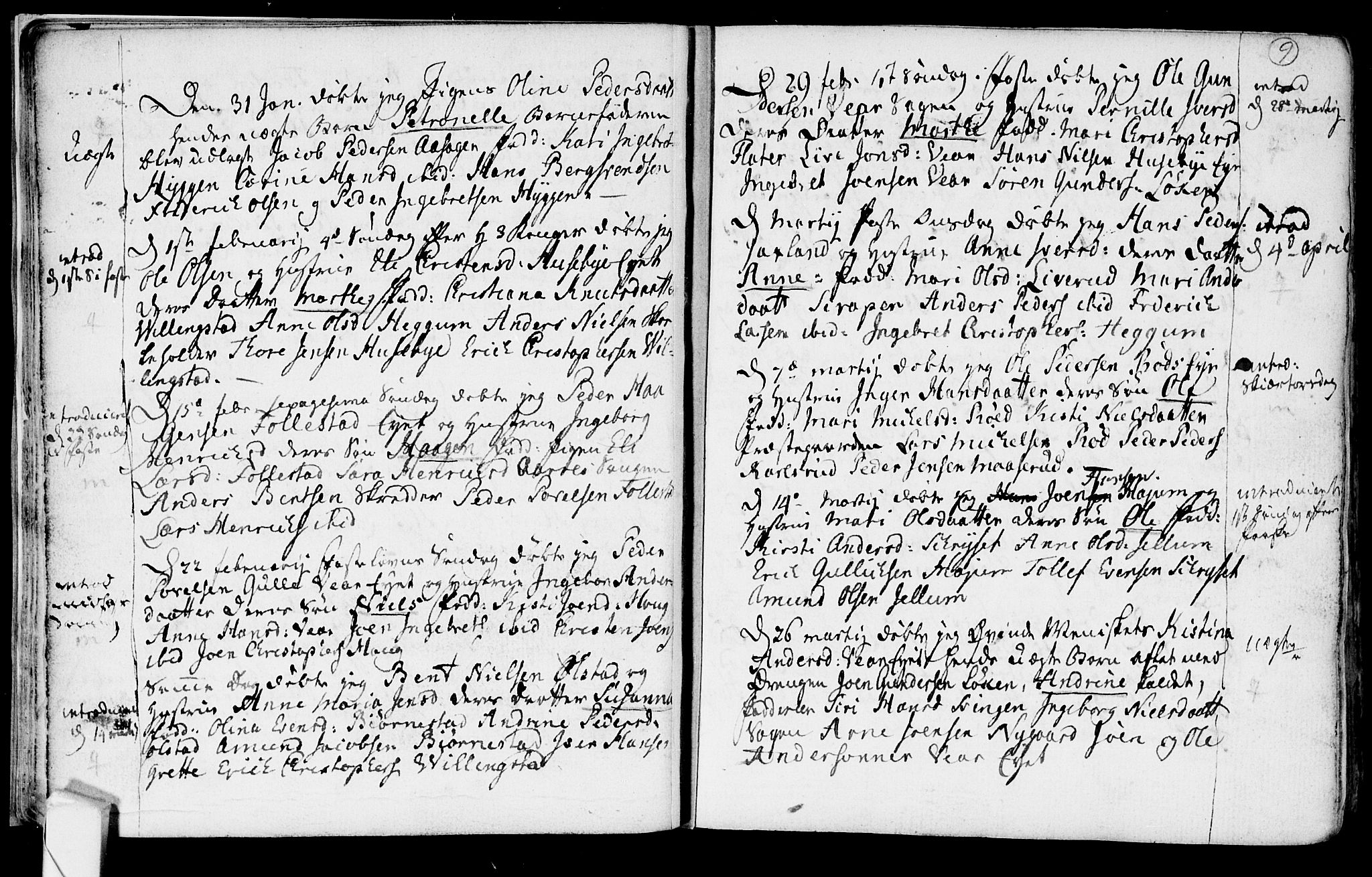 Røyken kirkebøker, SAKO/A-241/F/Fa/L0003: Parish register (official) no. 3, 1782-1813, p. 9