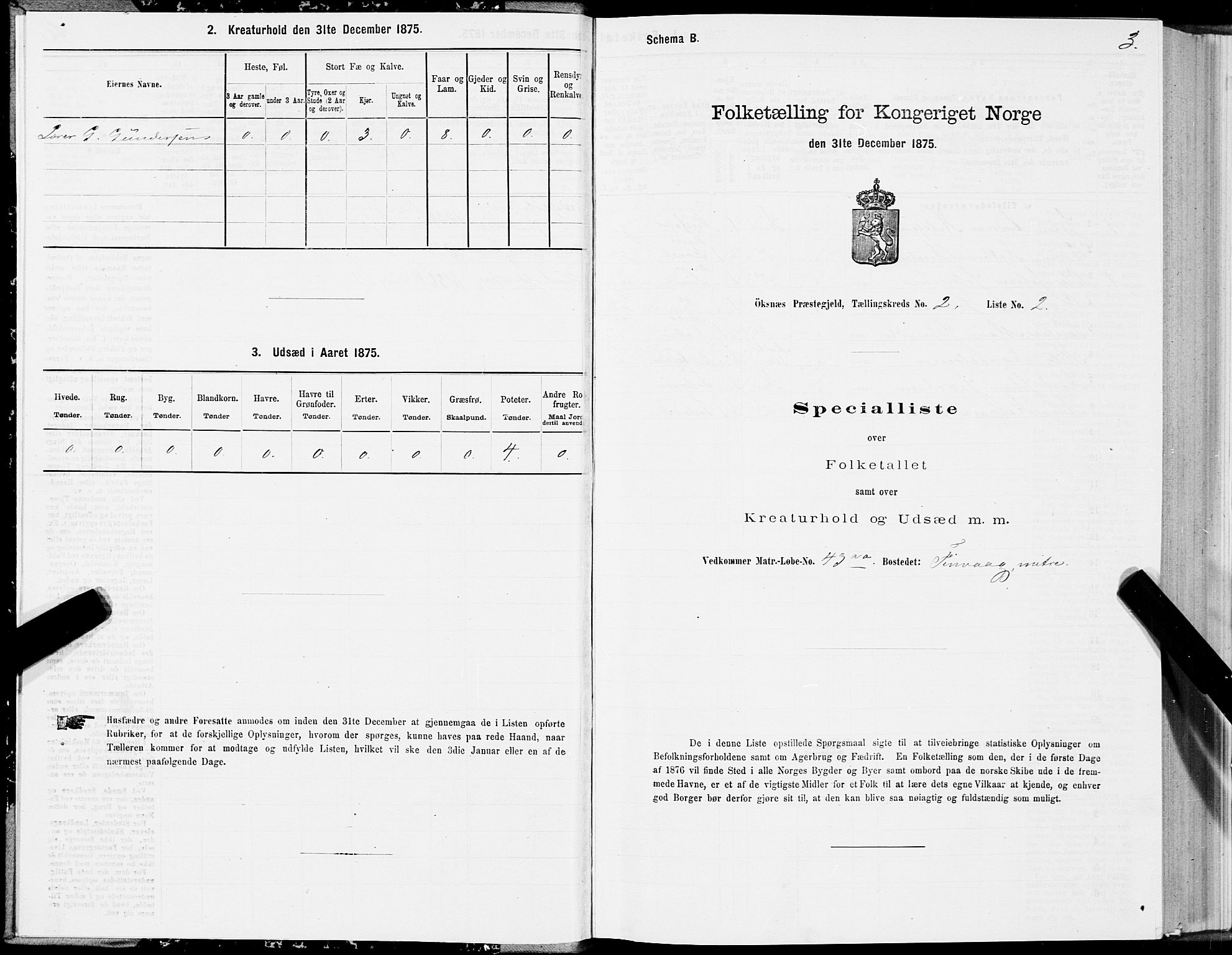 SAT, 1875 census for 1868P Øksnes, 1875, p. 2003