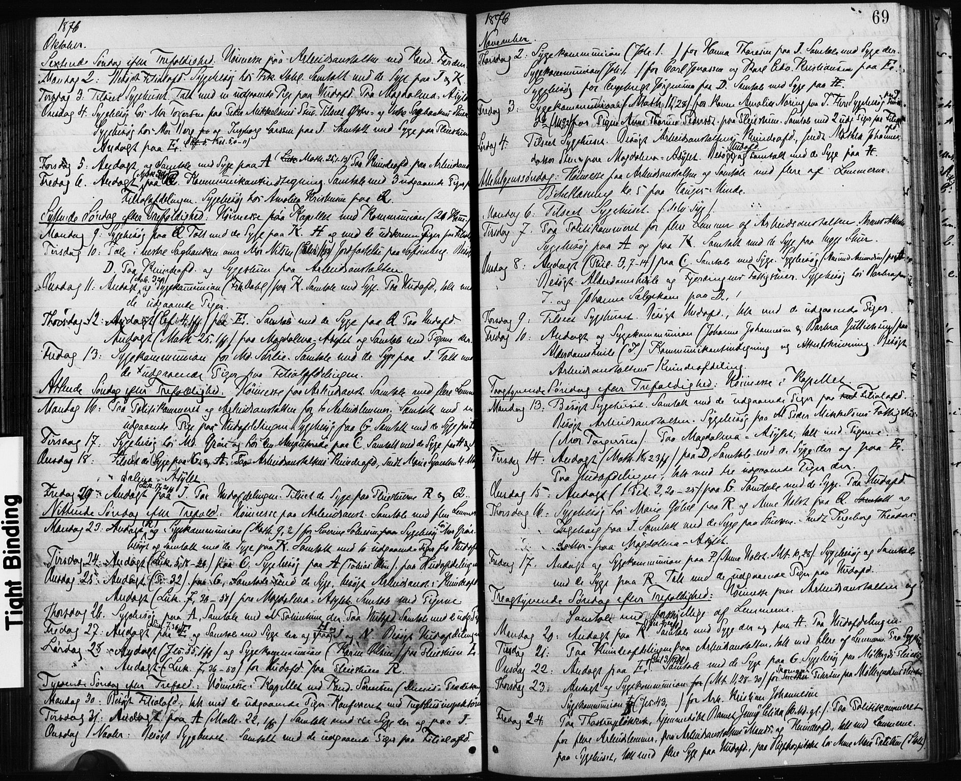 Krohgstøtten sykehusprest Kirkebøker, SAO/A-10854/I/Ia/L0001: Diary records no. 1, 1865-1886, p. 69