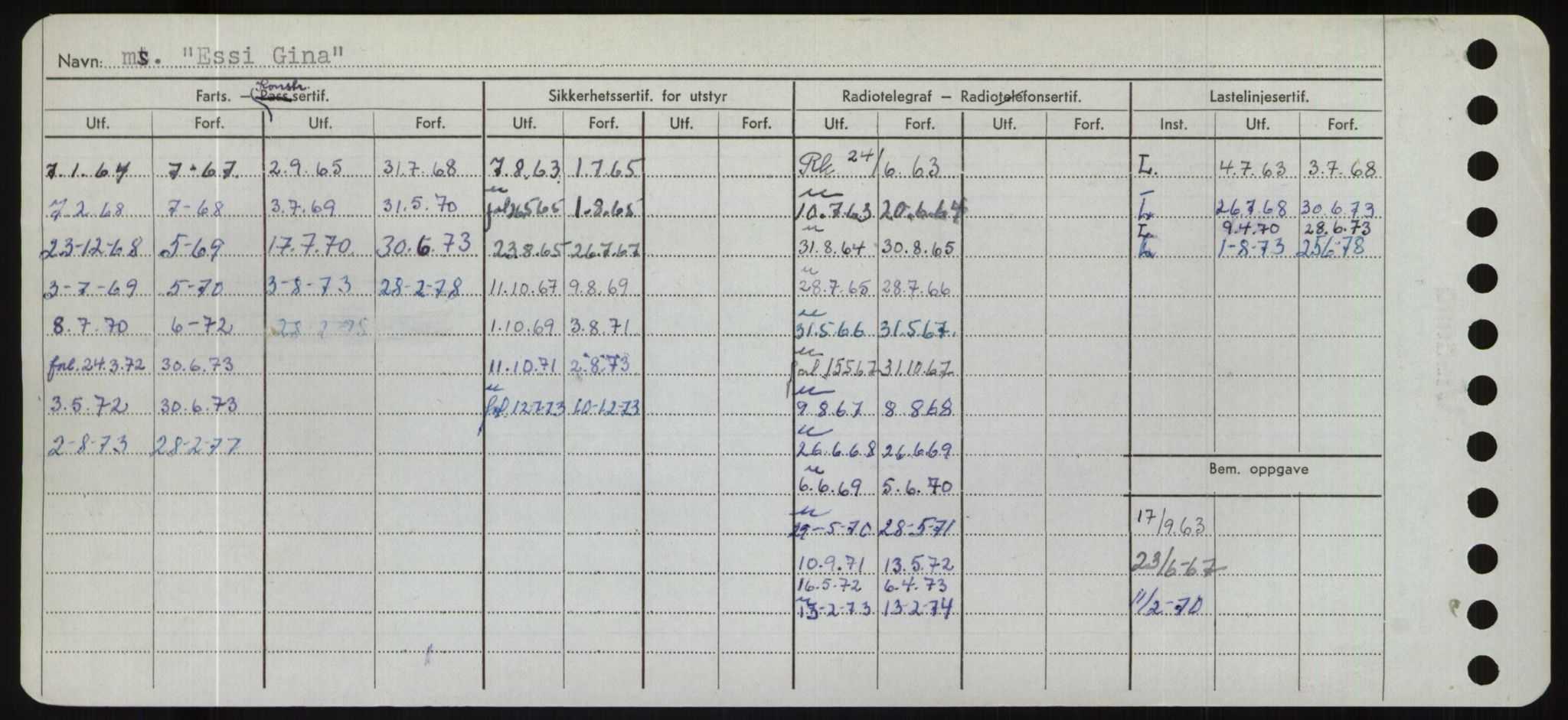 Sjøfartsdirektoratet med forløpere, Skipsmålingen, AV/RA-S-1627/H/Hd/L0009: Fartøy, E, p. 582