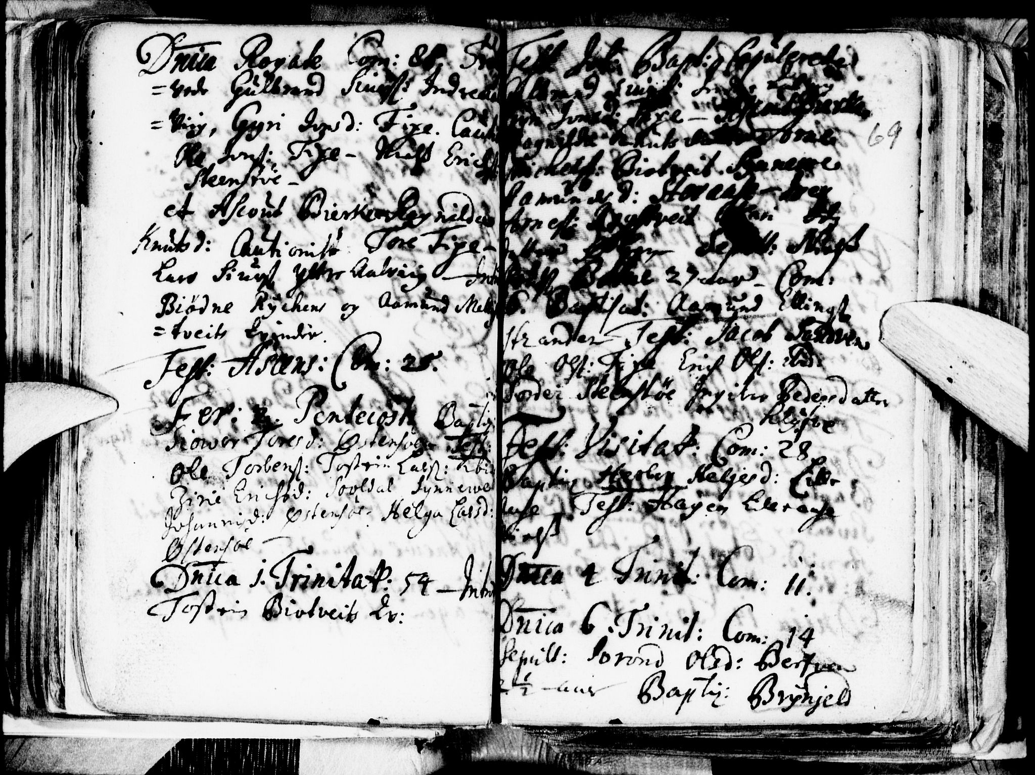 Kvam sokneprestembete, SAB/A-76201/H/Haa: Parish register (official) no. A 1, 1690-1741, p. 69