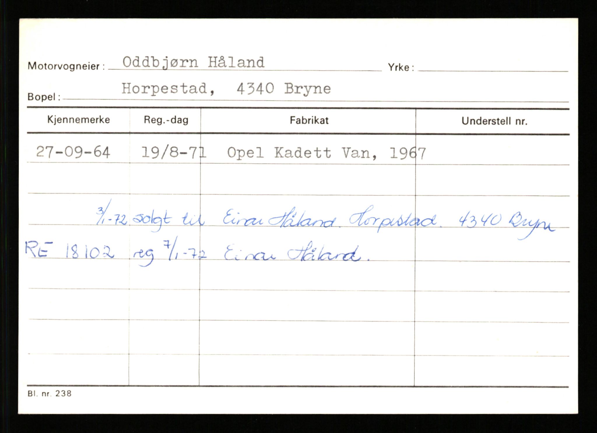 Stavanger trafikkstasjon, SAST/A-101942/0/G/L0011: Registreringsnummer: 240000 - 363477, 1930-1971, p. 951