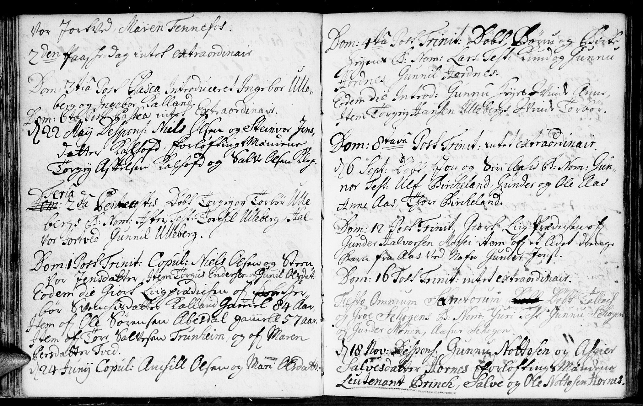 Evje sokneprestkontor, AV/SAK-1111-0008/F/Fa/Fab/L0001: Parish register (official) no. A 1, 1704-1764, p. 76-77