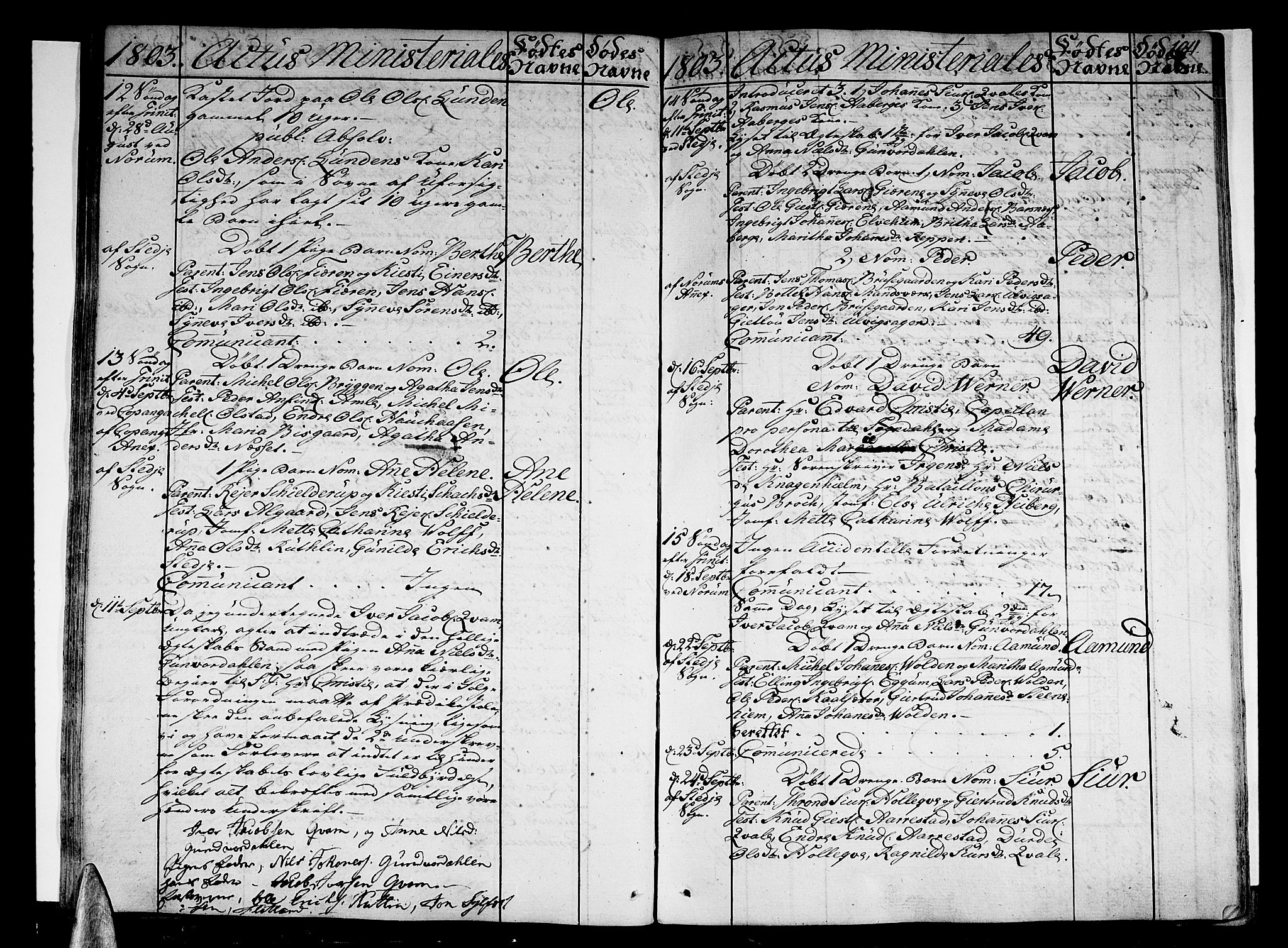 Sogndal sokneprestembete, AV/SAB-A-81301/H/Haa/Haaa/L0008: Parish register (official) no. A 8, 1795-1809, p. 104