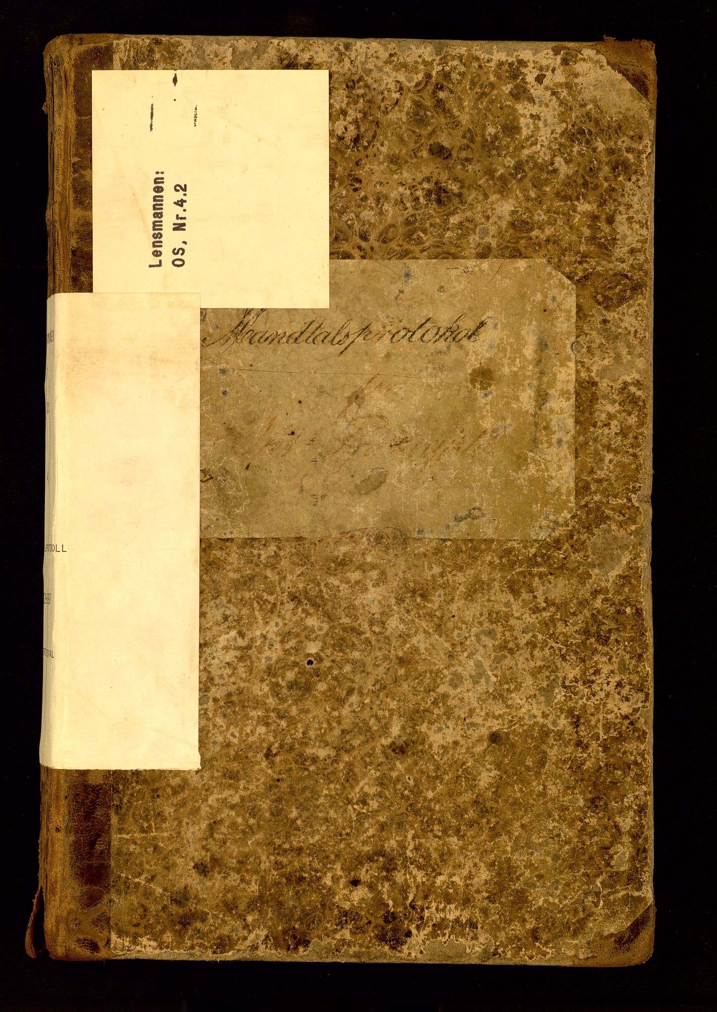 Lensmannen i Os, AV/SAB-A-34101/0004/L0002: Manntalsprotokoll, 1829-1897