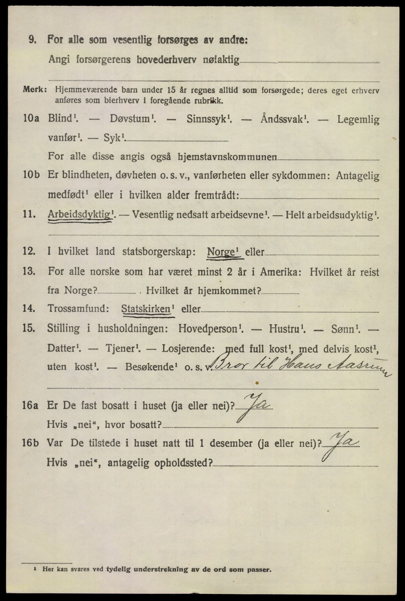 SAKO, 1920 census for Hedrum, 1920, p. 8014