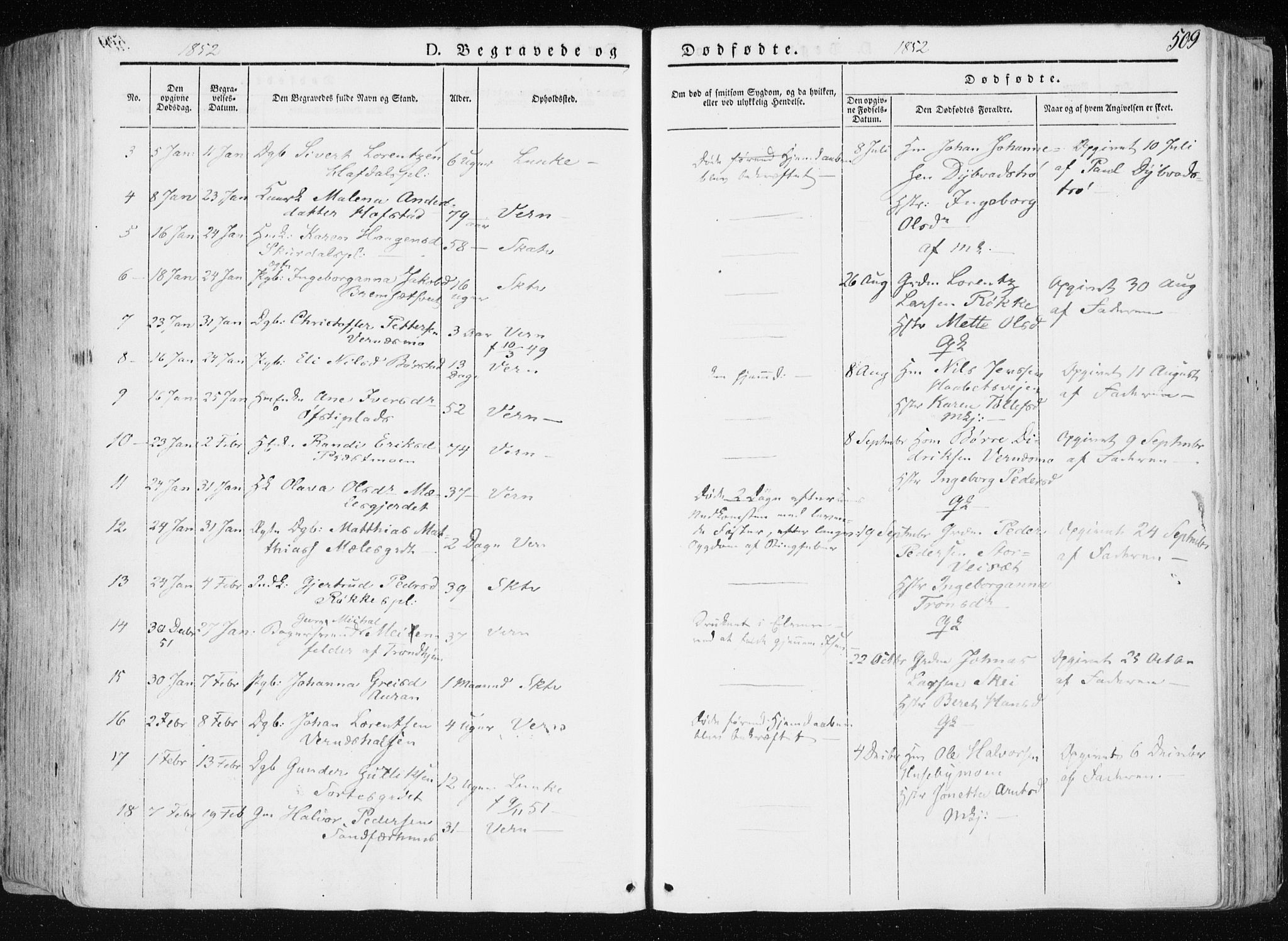 Ministerialprotokoller, klokkerbøker og fødselsregistre - Nord-Trøndelag, AV/SAT-A-1458/709/L0074: Parish register (official) no. 709A14, 1845-1858, p. 509