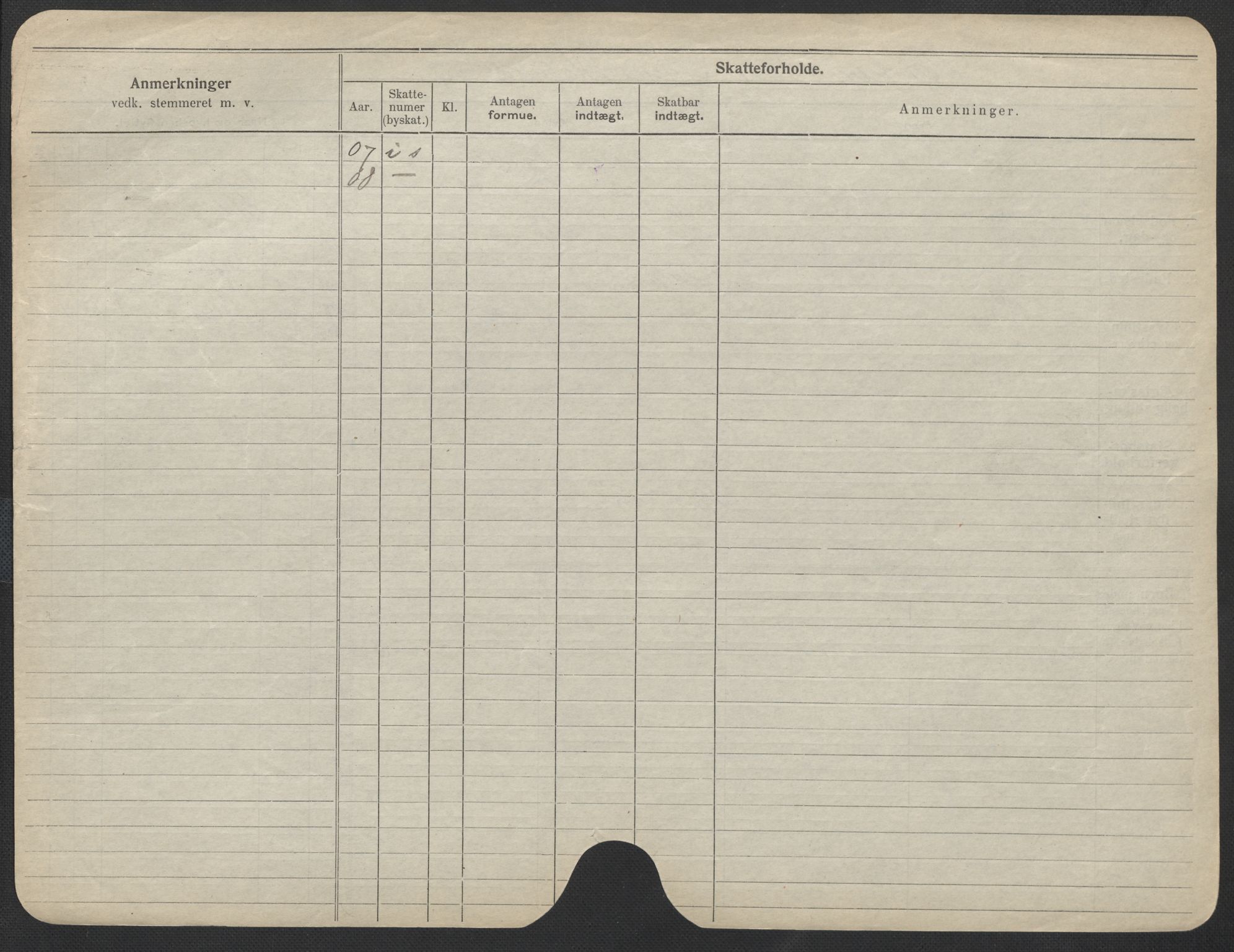 Oslo folkeregister, Registerkort, SAO/A-11715/F/Fa/Fac/L0012: Kvinner, 1906-1914, p. 99b