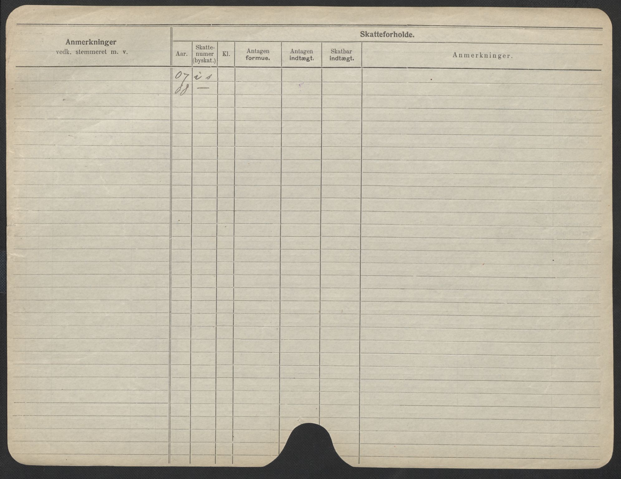 Oslo folkeregister, Registerkort, AV/SAO-A-11715/F/Fa/Fac/L0012: Kvinner, 1906-1914, p. 99b