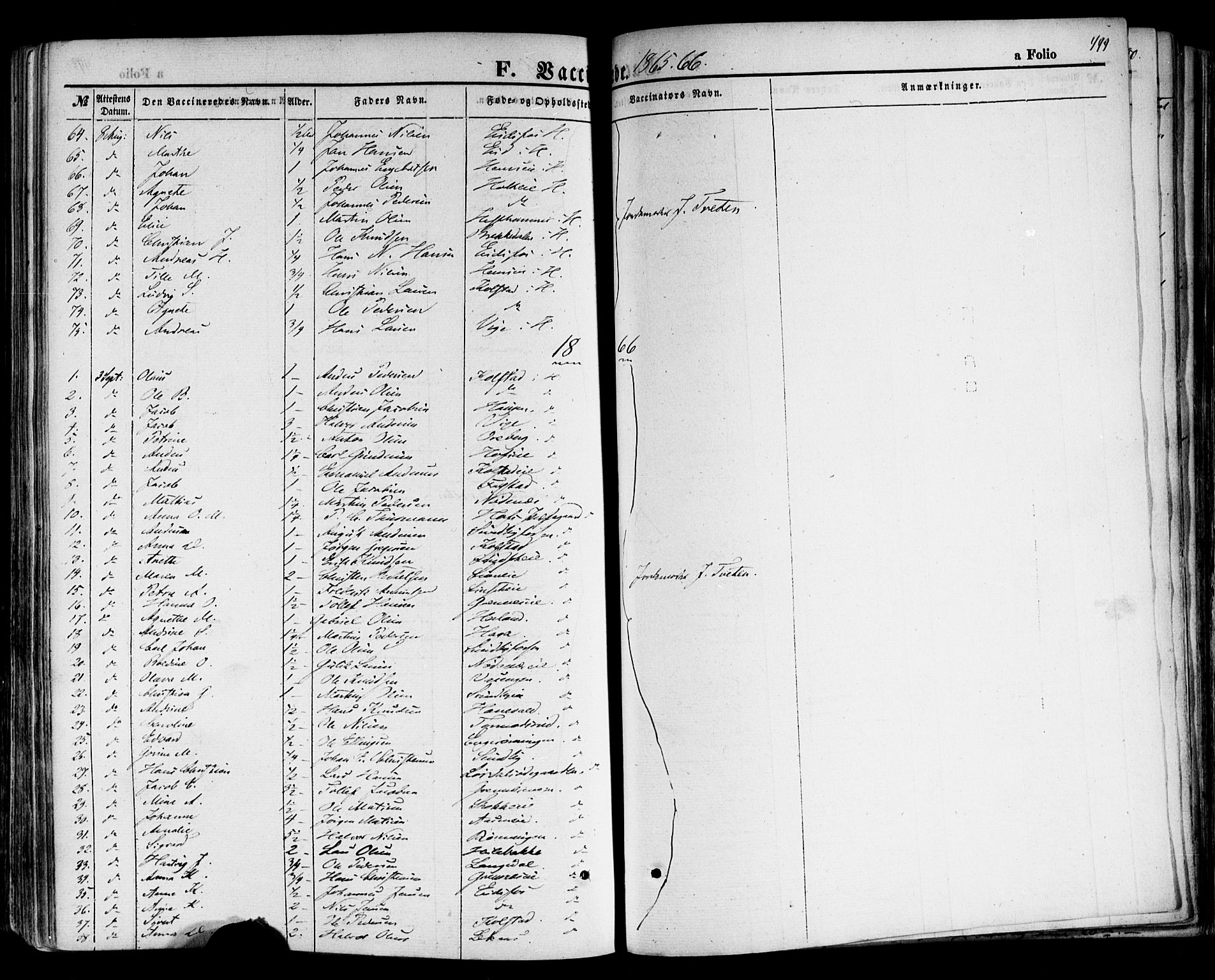 Hof kirkebøker, AV/SAKO-A-64/F/Fa/L0006: Parish register (official) no. I 6, 1851-1877, p. 499