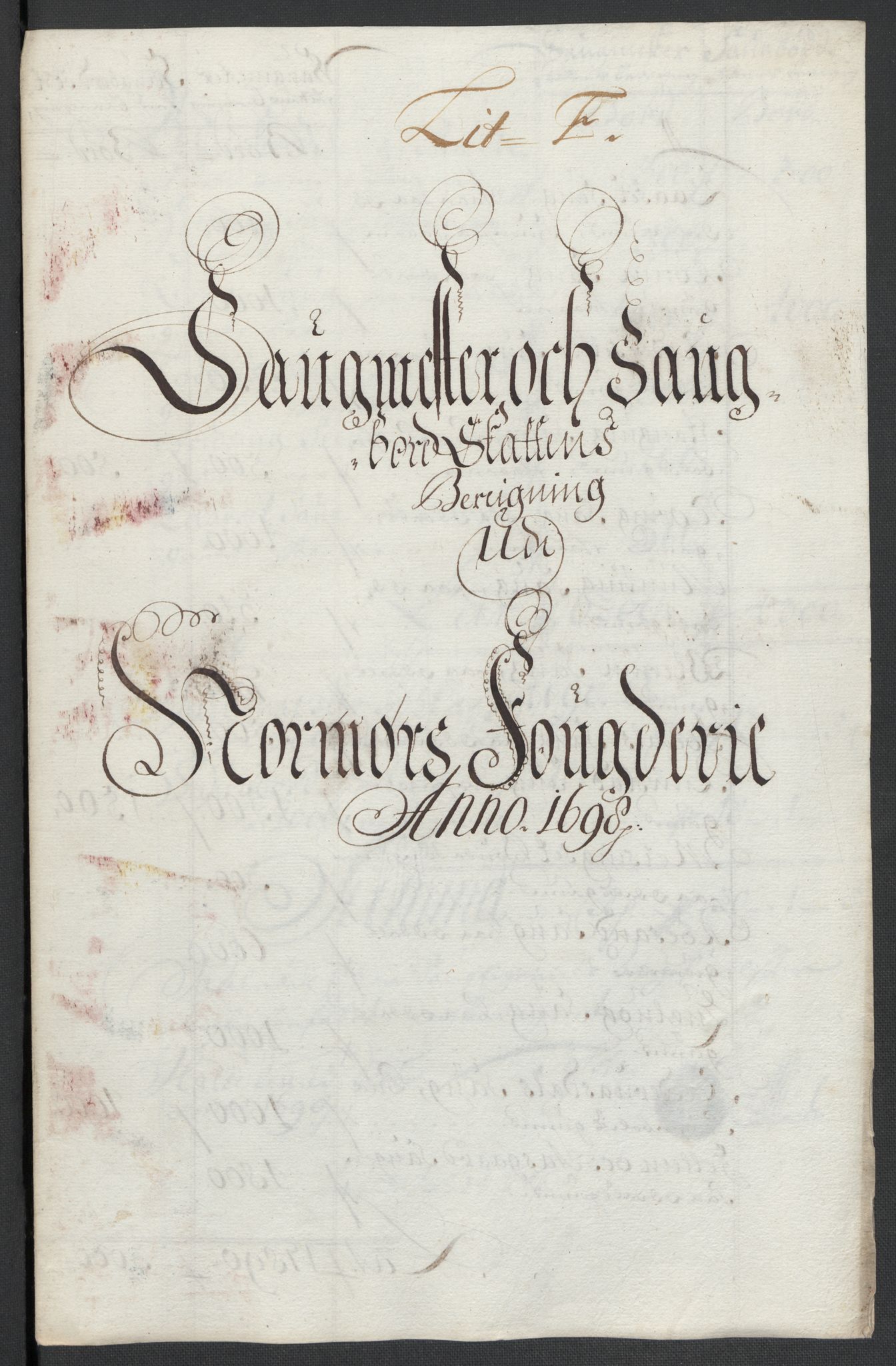 Rentekammeret inntil 1814, Reviderte regnskaper, Fogderegnskap, AV/RA-EA-4092/R56/L3737: Fogderegnskap Nordmøre, 1697-1698, p. 265