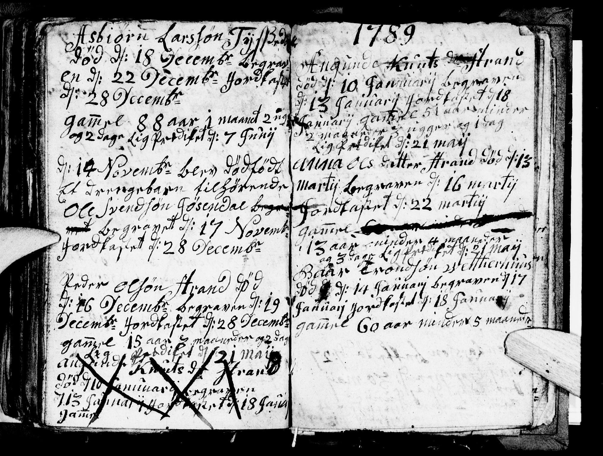 Odda Sokneprestembete, SAB/A-77201/H/Hab: Parish register (copy) no. A 2, 1788-1791, p. 93