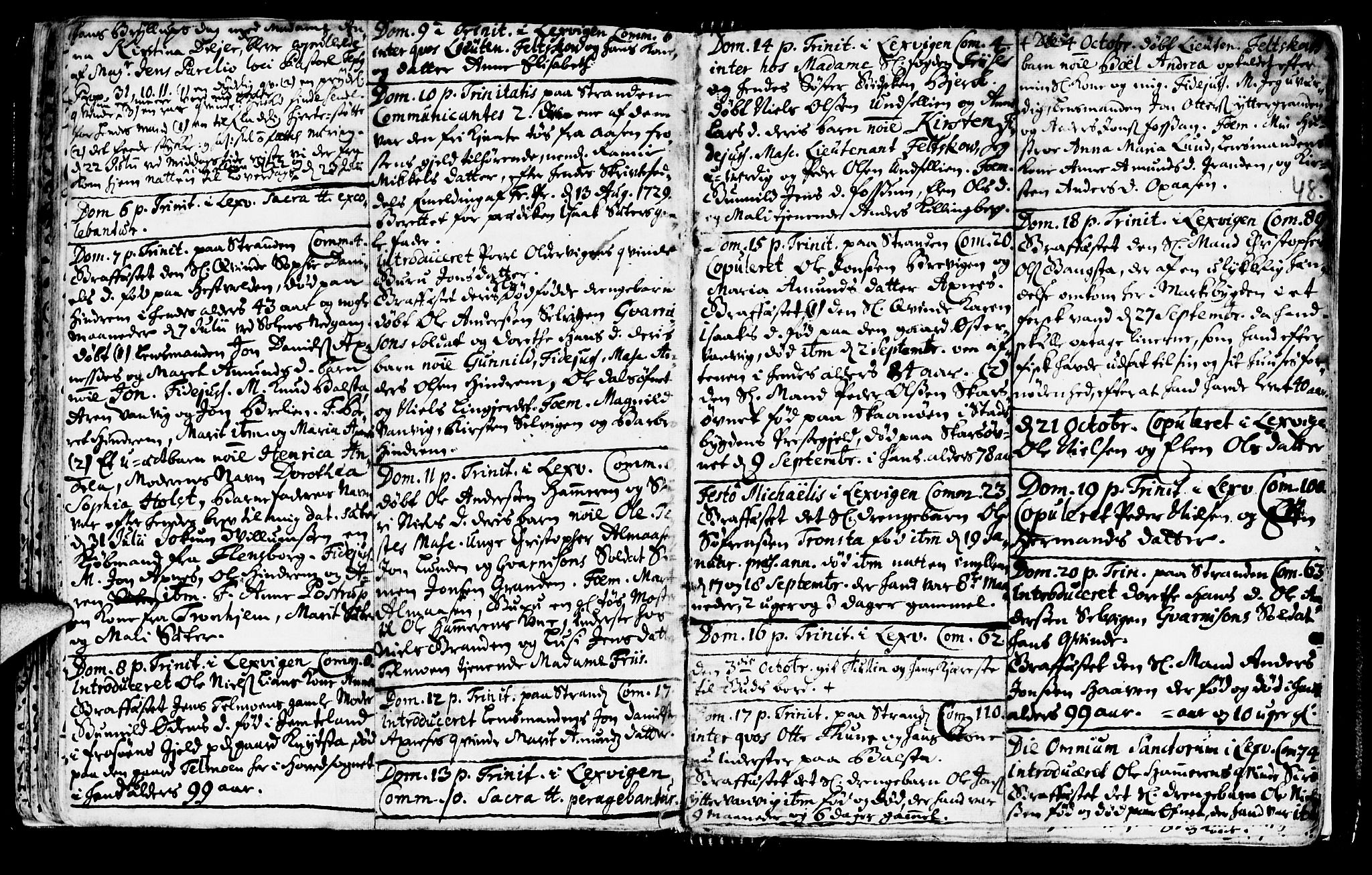 Ministerialprotokoller, klokkerbøker og fødselsregistre - Nord-Trøndelag, SAT/A-1458/701/L0001: Parish register (official) no. 701A01, 1717-1731, p. 48