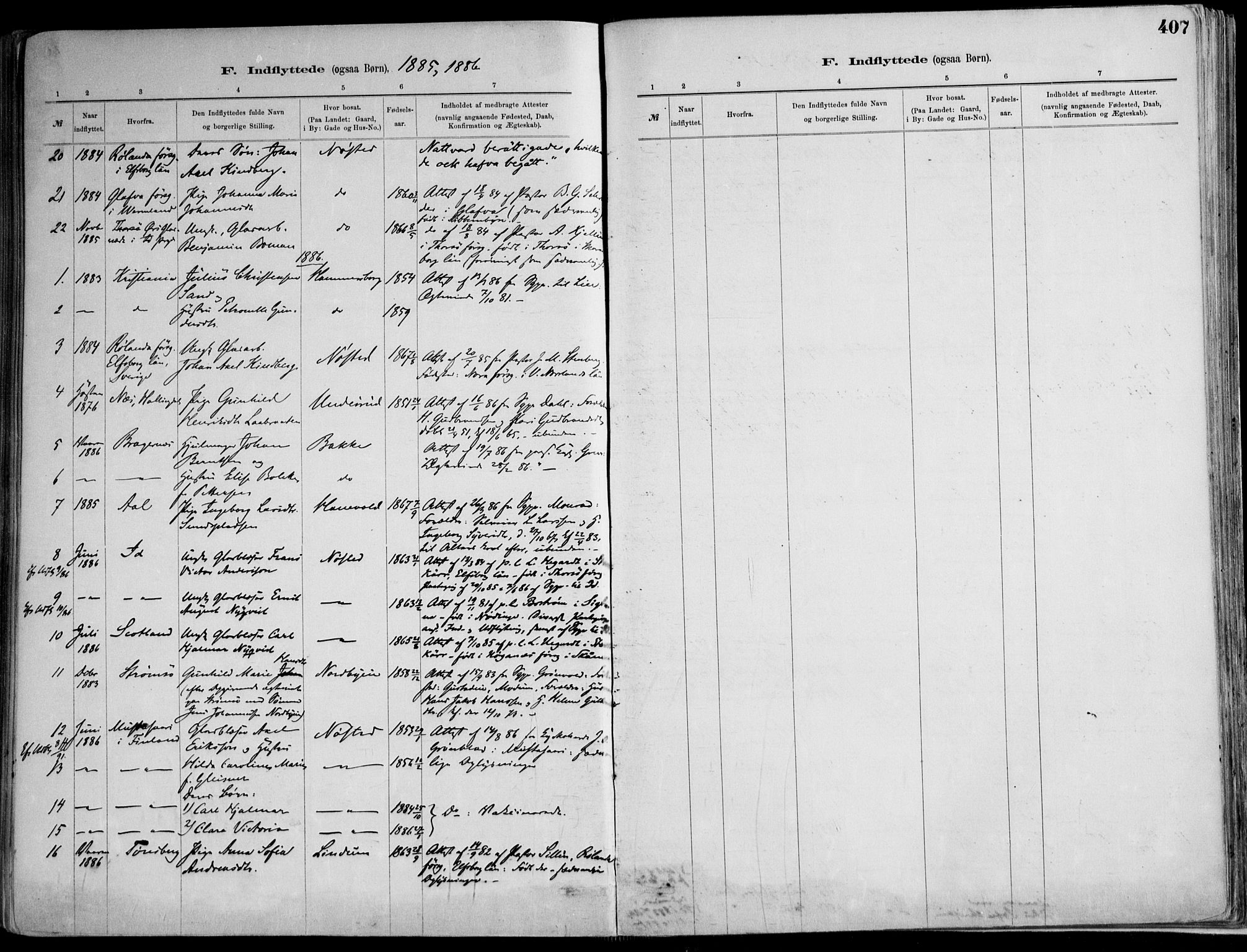 Skoger kirkebøker, AV/SAKO-A-59/F/Fa/L0006: Parish register (official) no. I 6, 1885-1910, p. 407