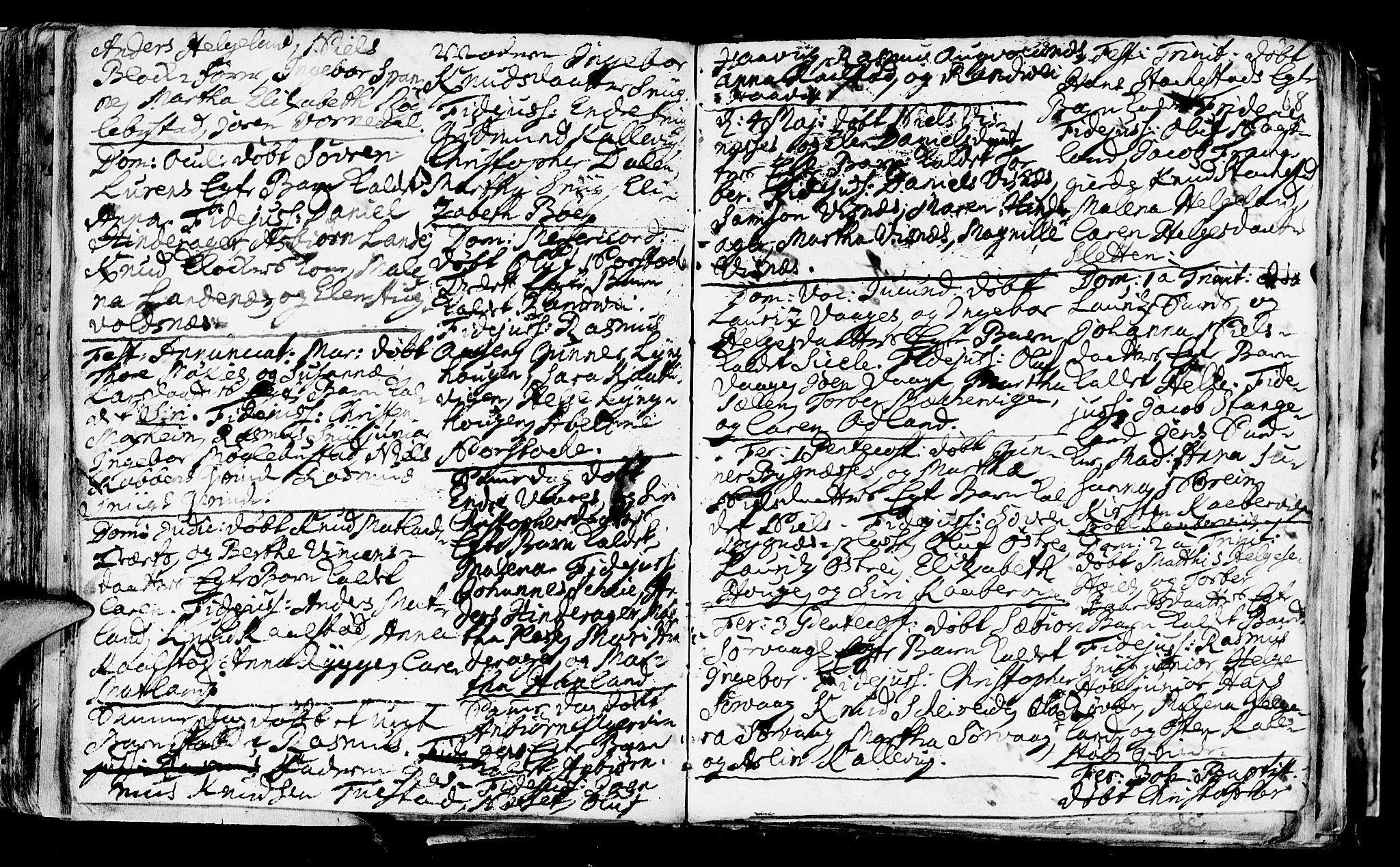 Avaldsnes sokneprestkontor, AV/SAST-A -101851/H/Ha/Haa/L0001: Parish register (official) no. A 1, 1711-1764, p. 68