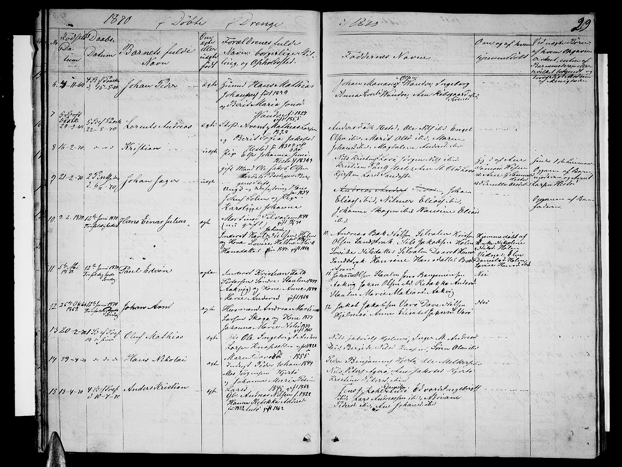 Ministerialprotokoller, klokkerbøker og fødselsregistre - Nordland, AV/SAT-A-1459/834/L0512: Parish register (copy) no. 834C03, 1862-1877, p. 29