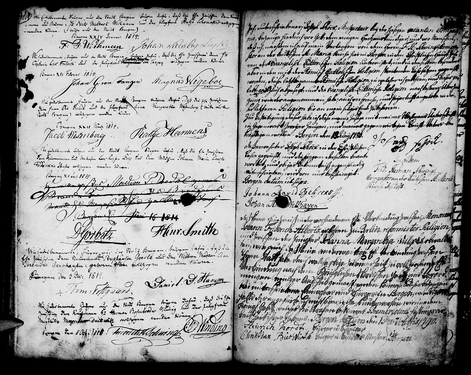 Mariakirken Sokneprestembete, SAB/A-76901/H/Haa/L0003: Parish register (official) no. A 3, 1786-1815, p. 181