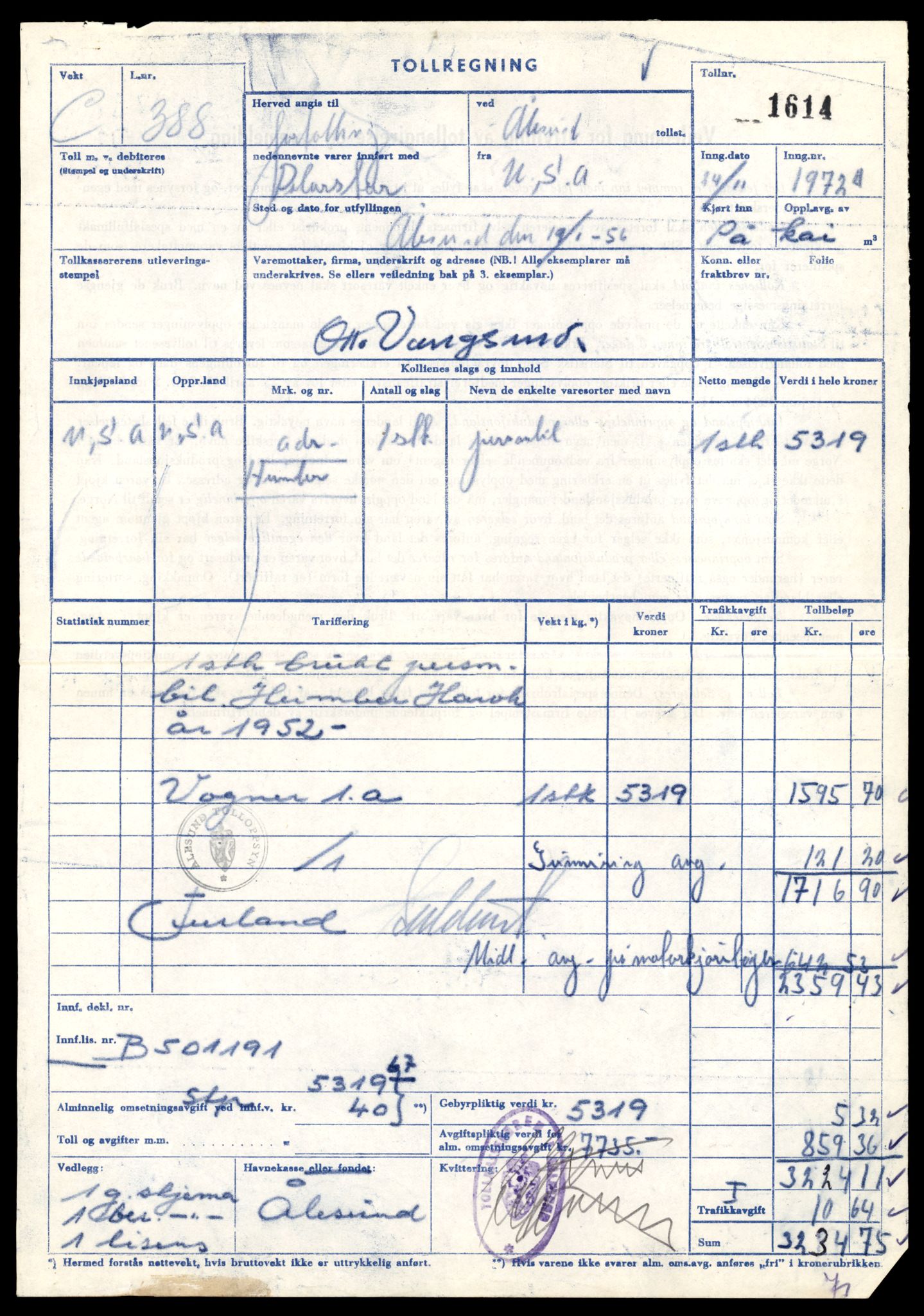 Møre og Romsdal vegkontor - Ålesund trafikkstasjon, AV/SAT-A-4099/F/Fe/L0049: Registreringskort for kjøretøy T 14864 - T 18613, 1927-1998, p. 2899