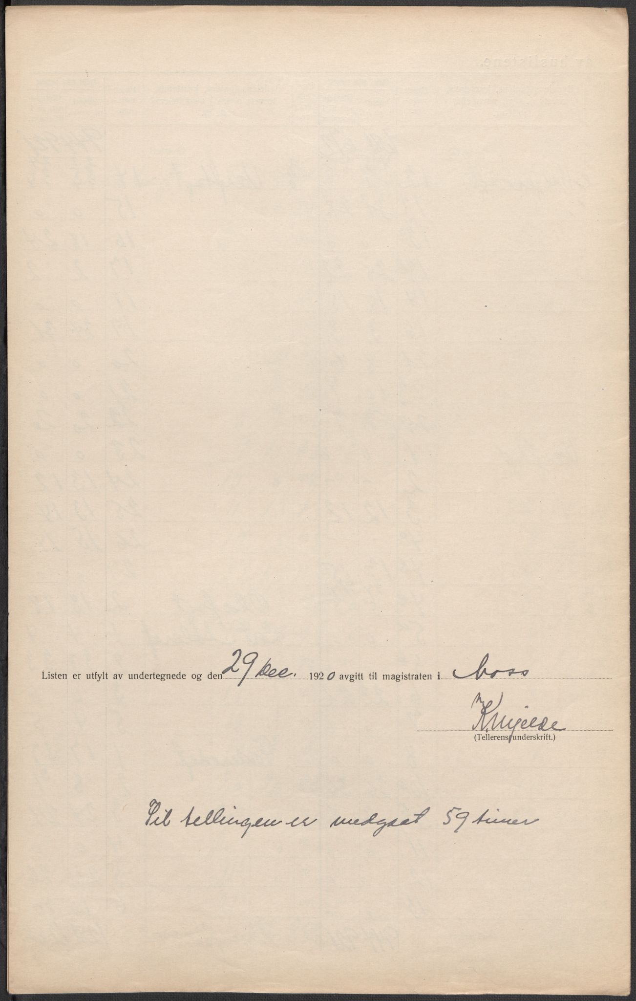 SAO, 1920 census for Moss, 1920, p. 41