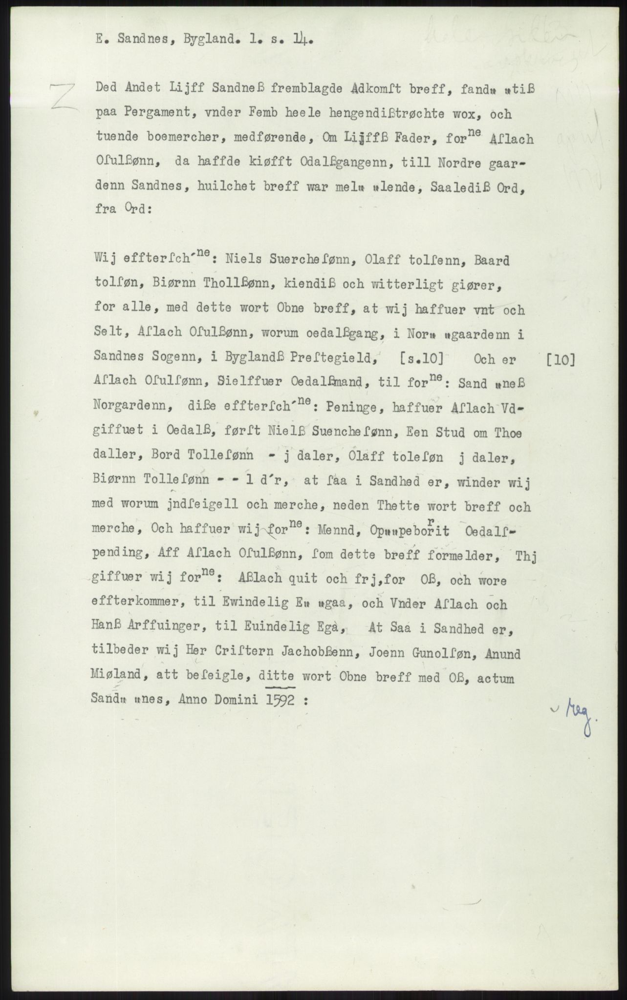 Samlinger til kildeutgivelse, Diplomavskriftsamlingen, AV/RA-EA-4053/H/Ha, p. 1850