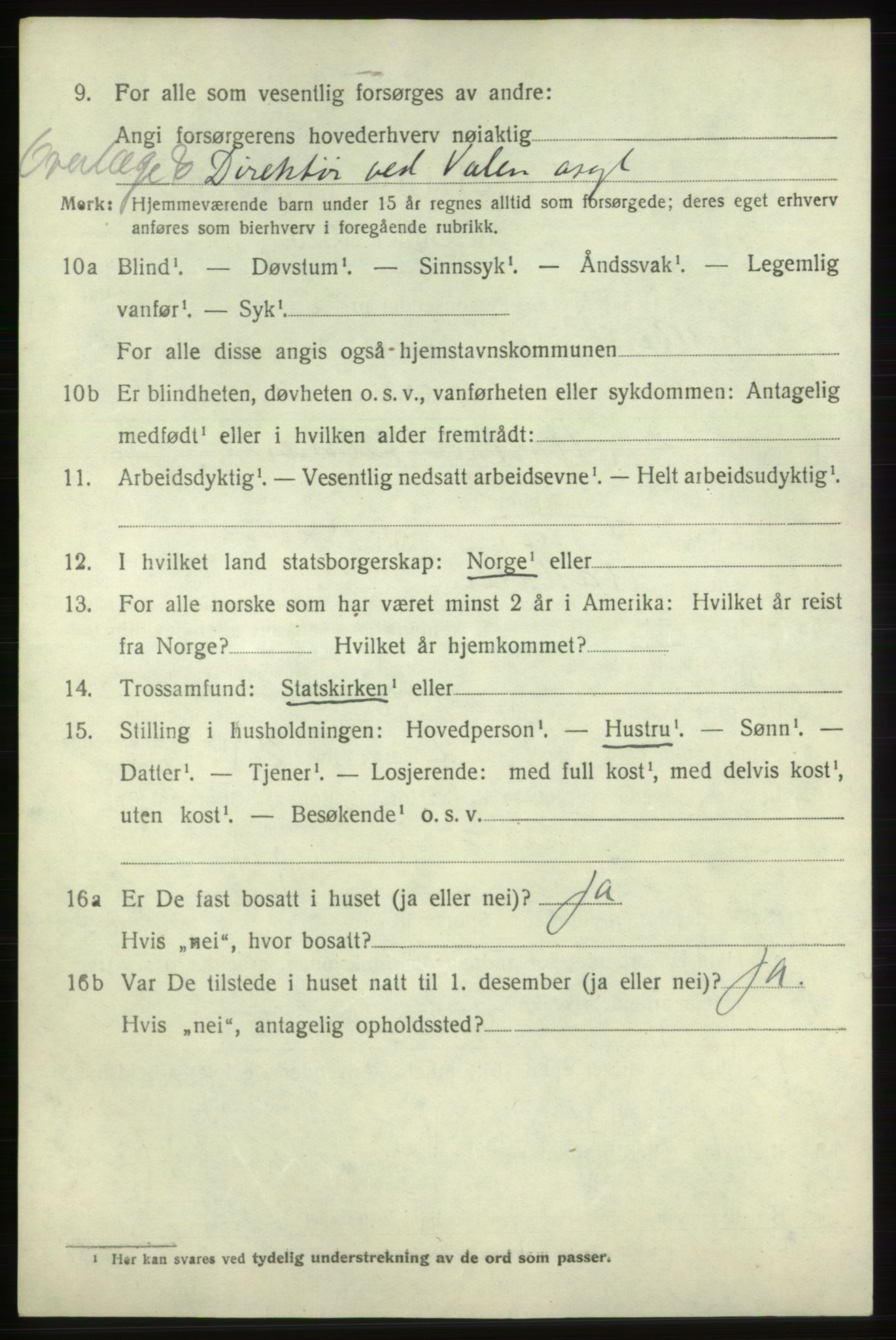 SAB, 1920 census for Fjelberg, 1920, p. 4414