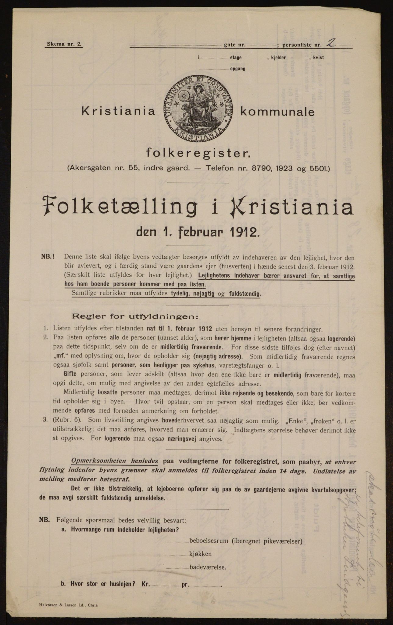 OBA, Municipal Census 1912 for Kristiania, 1912, p. 86896