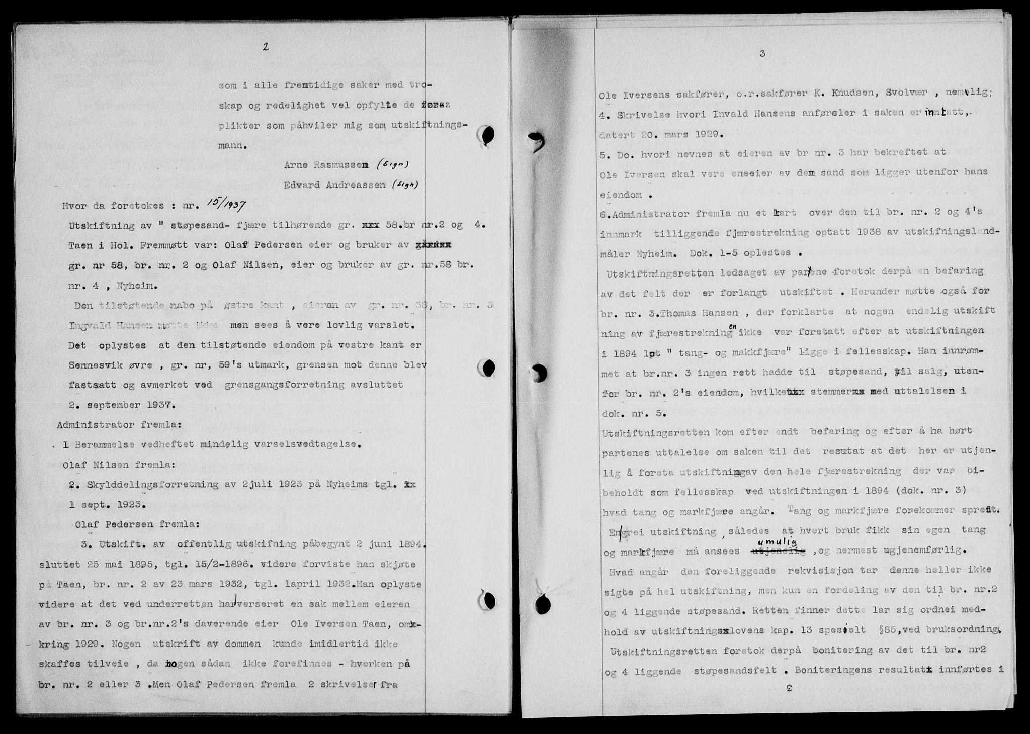 Lofoten sorenskriveri, SAT/A-0017/1/2/2C/L0004a: Mortgage book no. 4a, 1938-1938, Diary no: : 882/1938