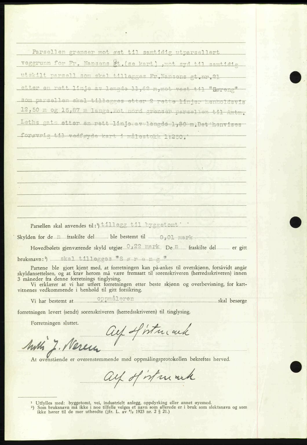 Romsdal sorenskriveri, AV/SAT-A-4149/1/2/2C: Mortgage book no. A14, 1943-1943, Diary no: : 1587/1943