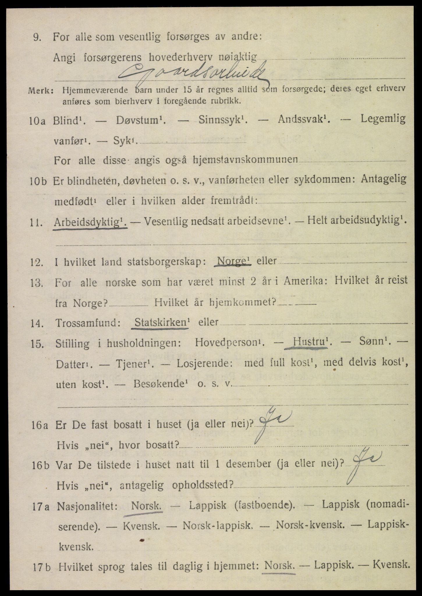 SAT, 1920 census for Røra, 1920, p. 1566