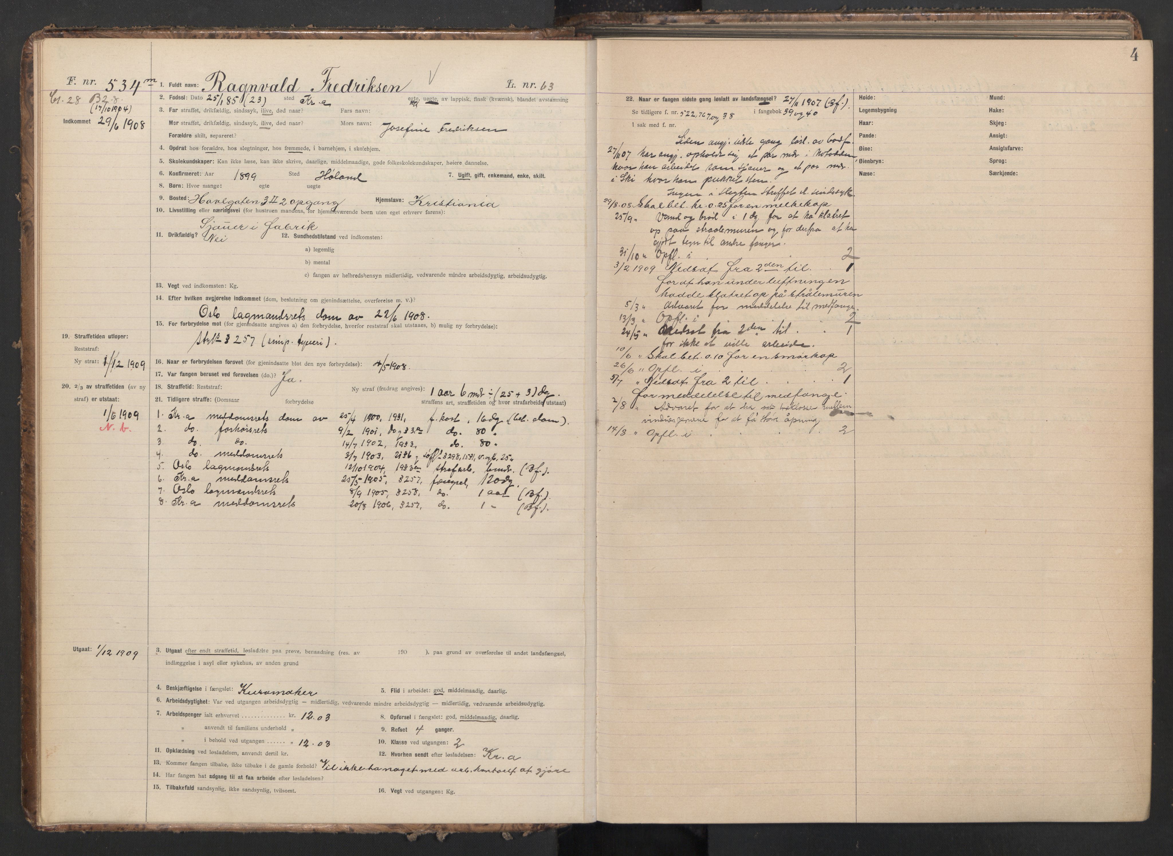 Botsfengslet, AV/RA-S-1539/D/Db/Dbb/L0042: 531m - 871m, 1908-1909, p. 4