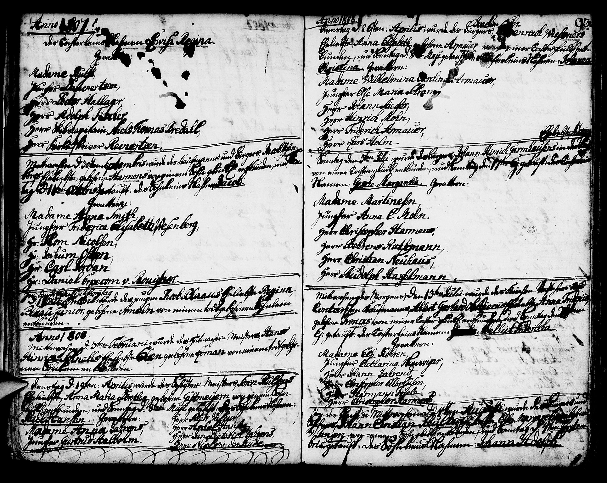 Mariakirken Sokneprestembete, AV/SAB-A-76901/H/Haa/L0003: Parish register (official) no. A 3, 1786-1815, p. 93