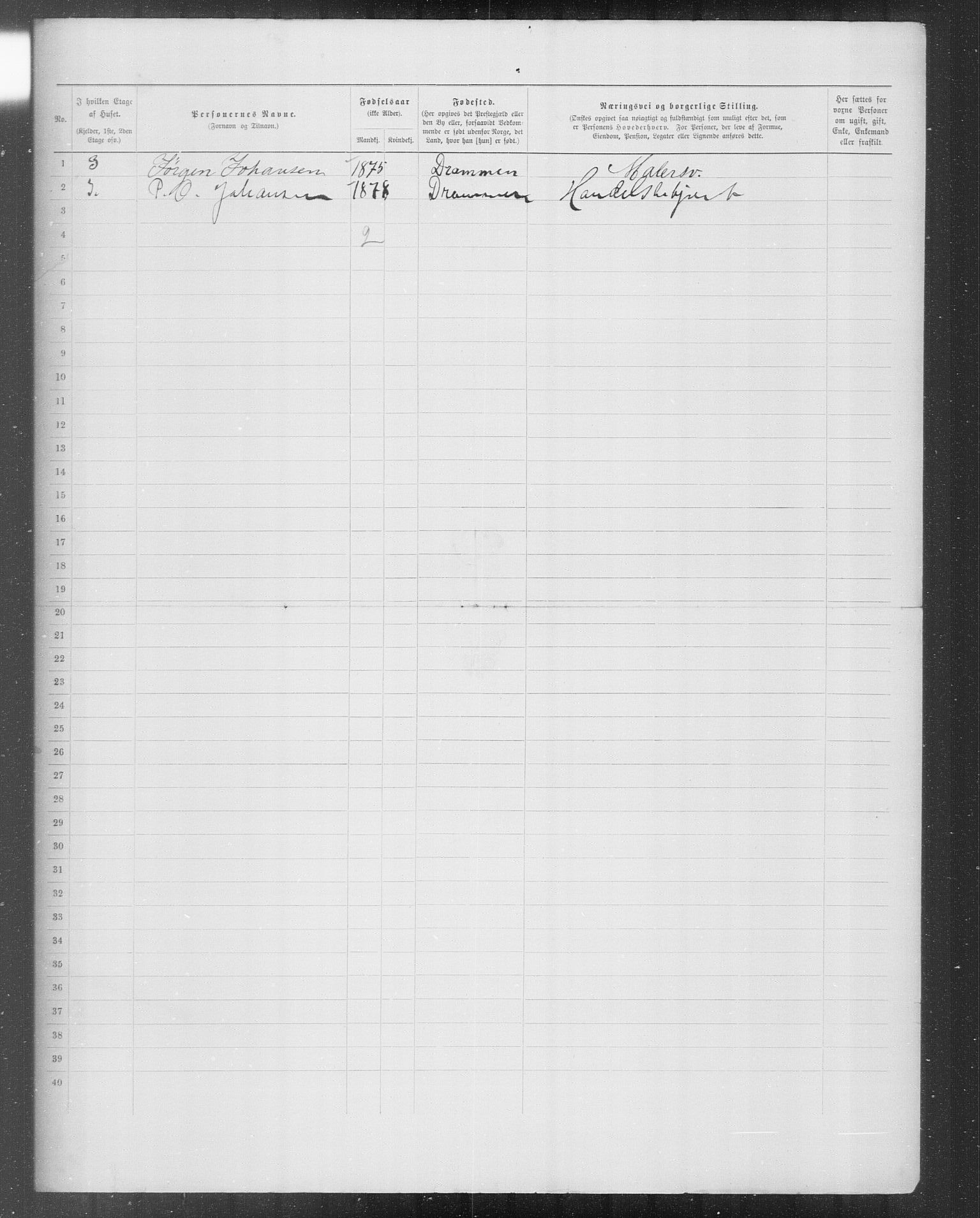 OBA, Municipal Census 1899 for Kristiania, 1899, p. 10270