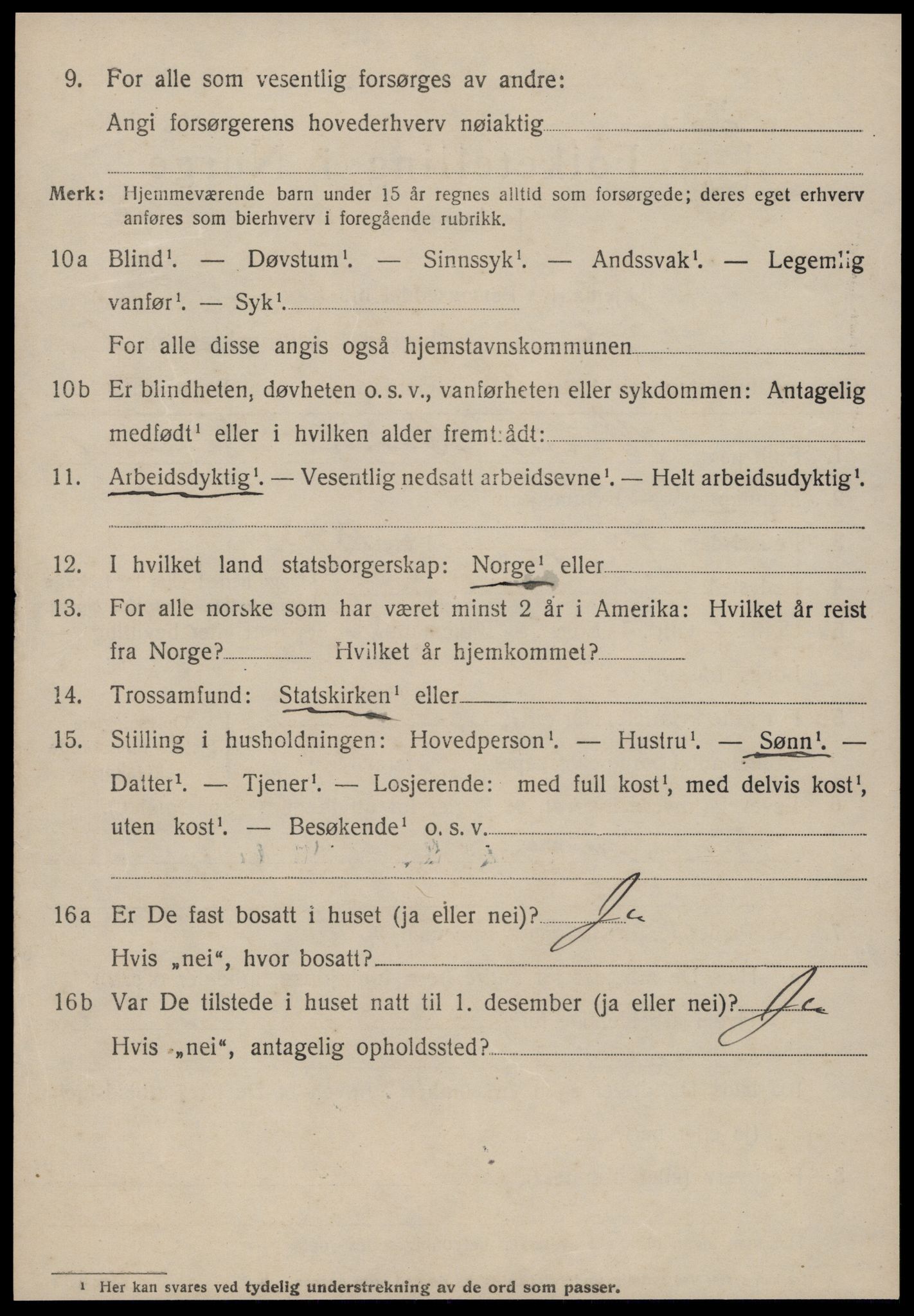 SAT, 1920 census for Voll, 1920, p. 794