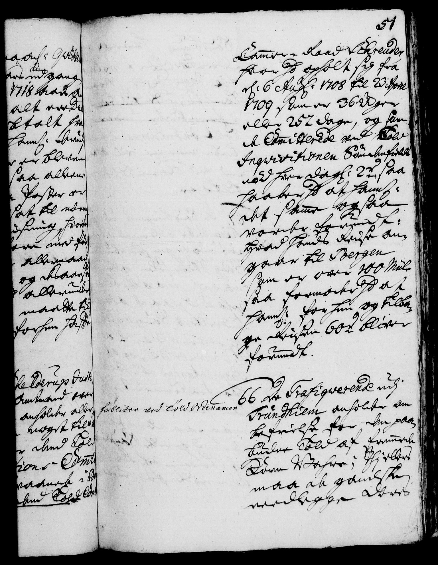 Rentekammeret, Kammerkanselliet, AV/RA-EA-3111/G/Gh/Gha/L0005: Norsk ekstraktmemorialprotokoll (merket RK 53.50), 1721-1723, p. 51