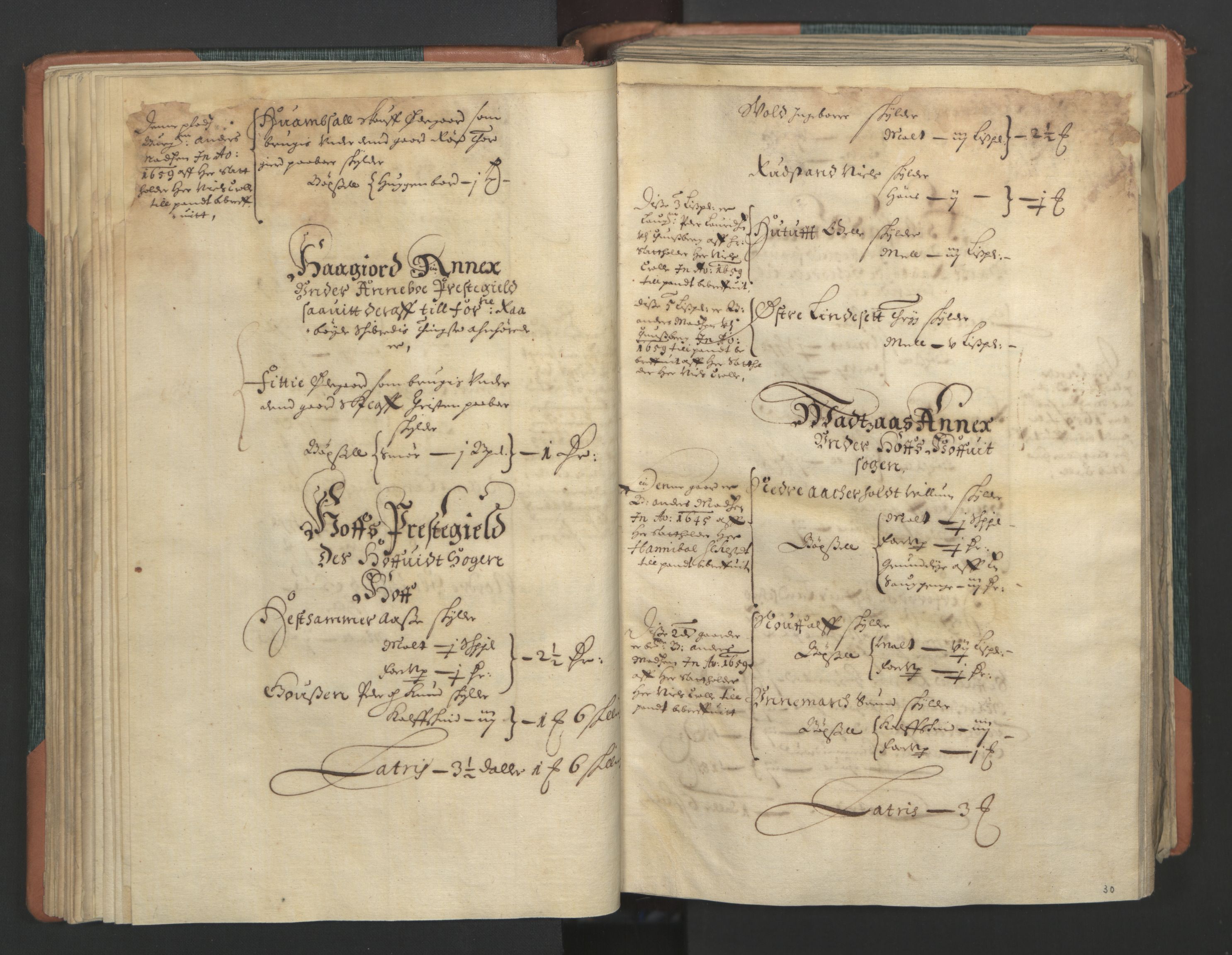 Rentekammeret inntil 1814, Realistisk ordnet avdeling, RA/EA-4070/L/L0013: Tønsberg lagdømme. Kronens jordebok for Tønsberg len., 1661, p. 29b-30a