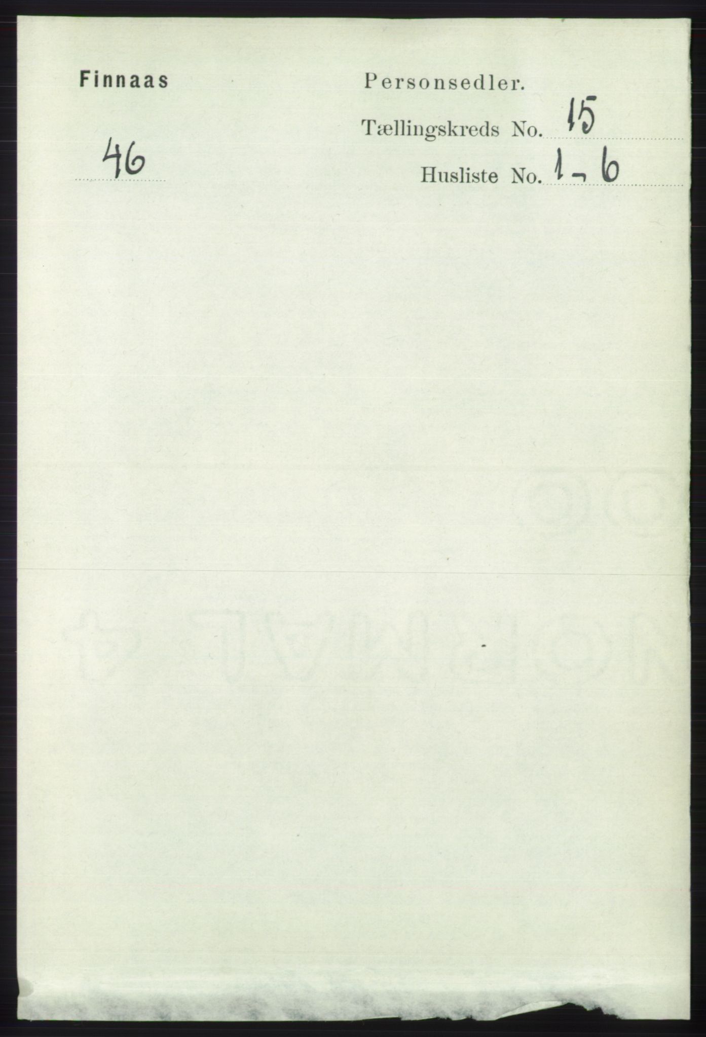 RA, 1891 census for 1218 Finnås, 1891, p. 5941