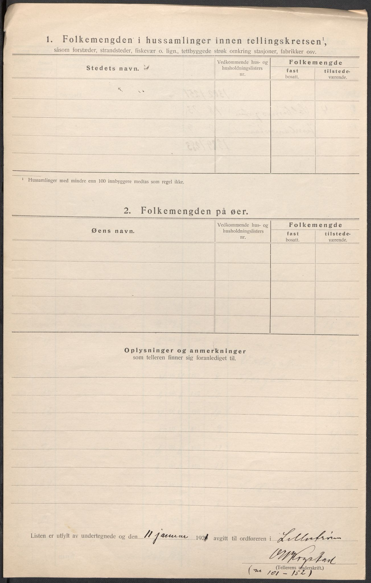 SAO, 1920 census for Lillestrøm, 1920, p. 16