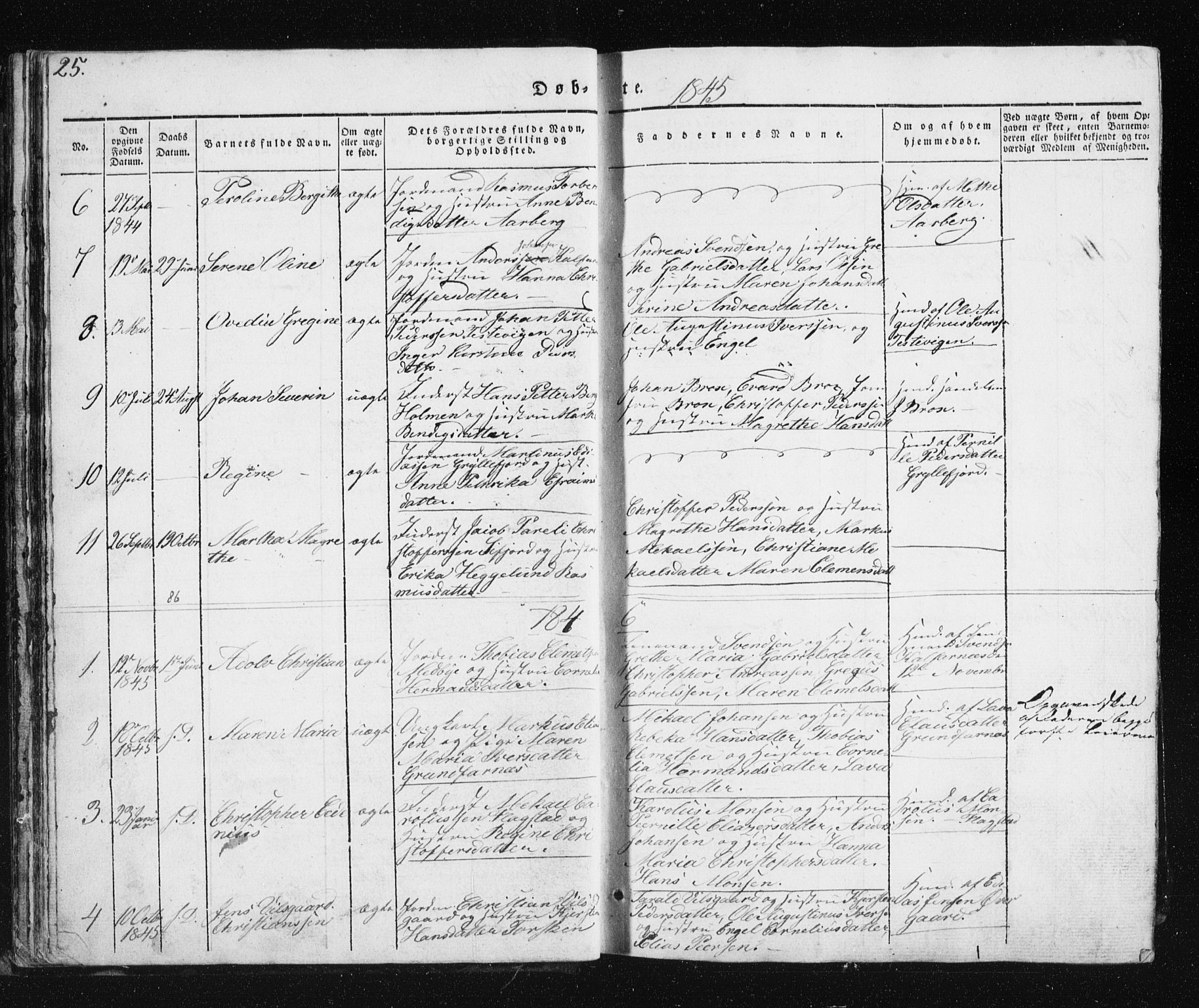 Berg sokneprestkontor, SATØ/S-1318/G/Ga/Gab/L0011klokker: Parish register (copy) no. 11, 1833-1878, p. 25