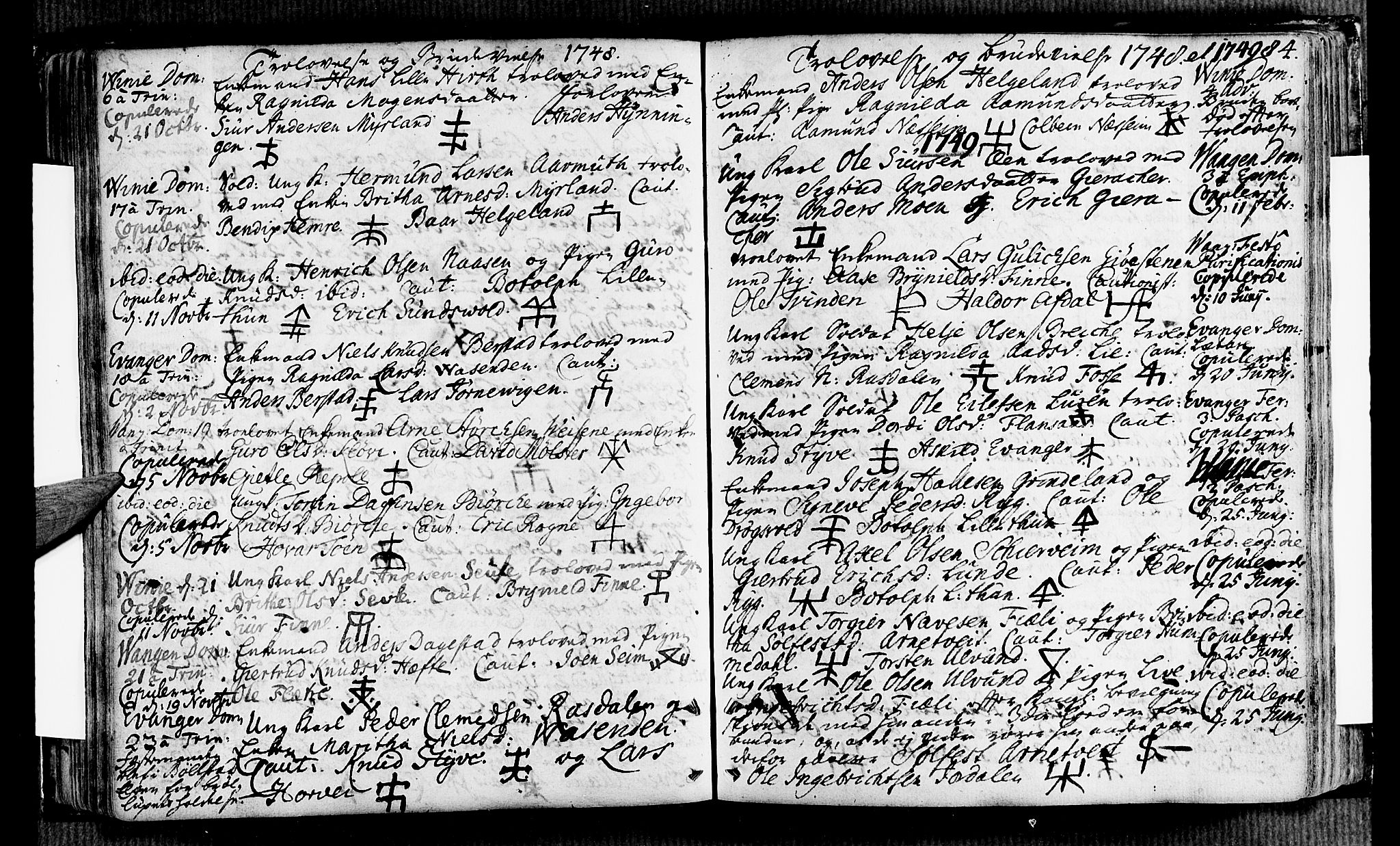 Voss sokneprestembete, AV/SAB-A-79001/H/Haa: Parish register (official) no. A 7, 1731-1773, p. 84