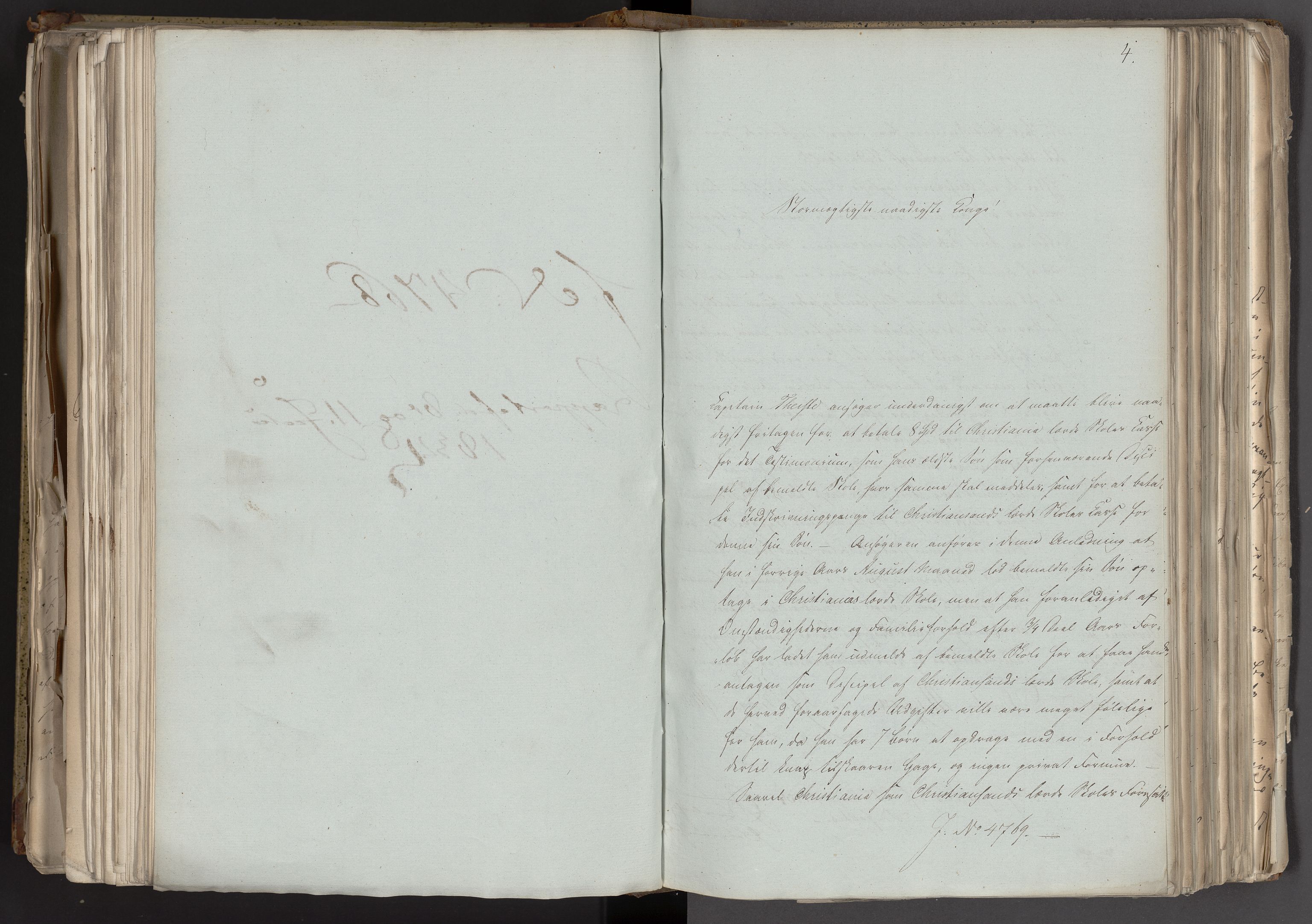 Statsrådsavdelingen i Stockholm, AV/RA-S-1003/D/Da/L0093: Regjeringsinnstillinger nr. 4650-4849, 1834