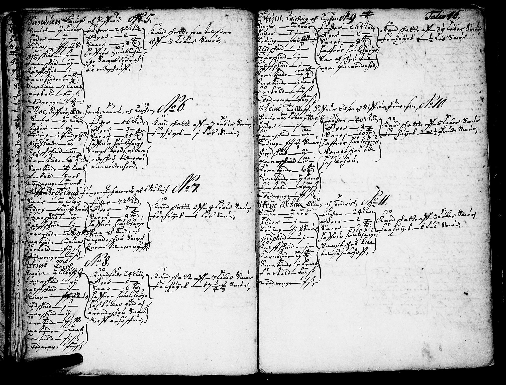Rentekammeret inntil 1814, Realistisk ordnet avdeling, RA/EA-4070/N/Nb/Nba/L0037: Hardanger fogderi, 1667, p. 45b-46a