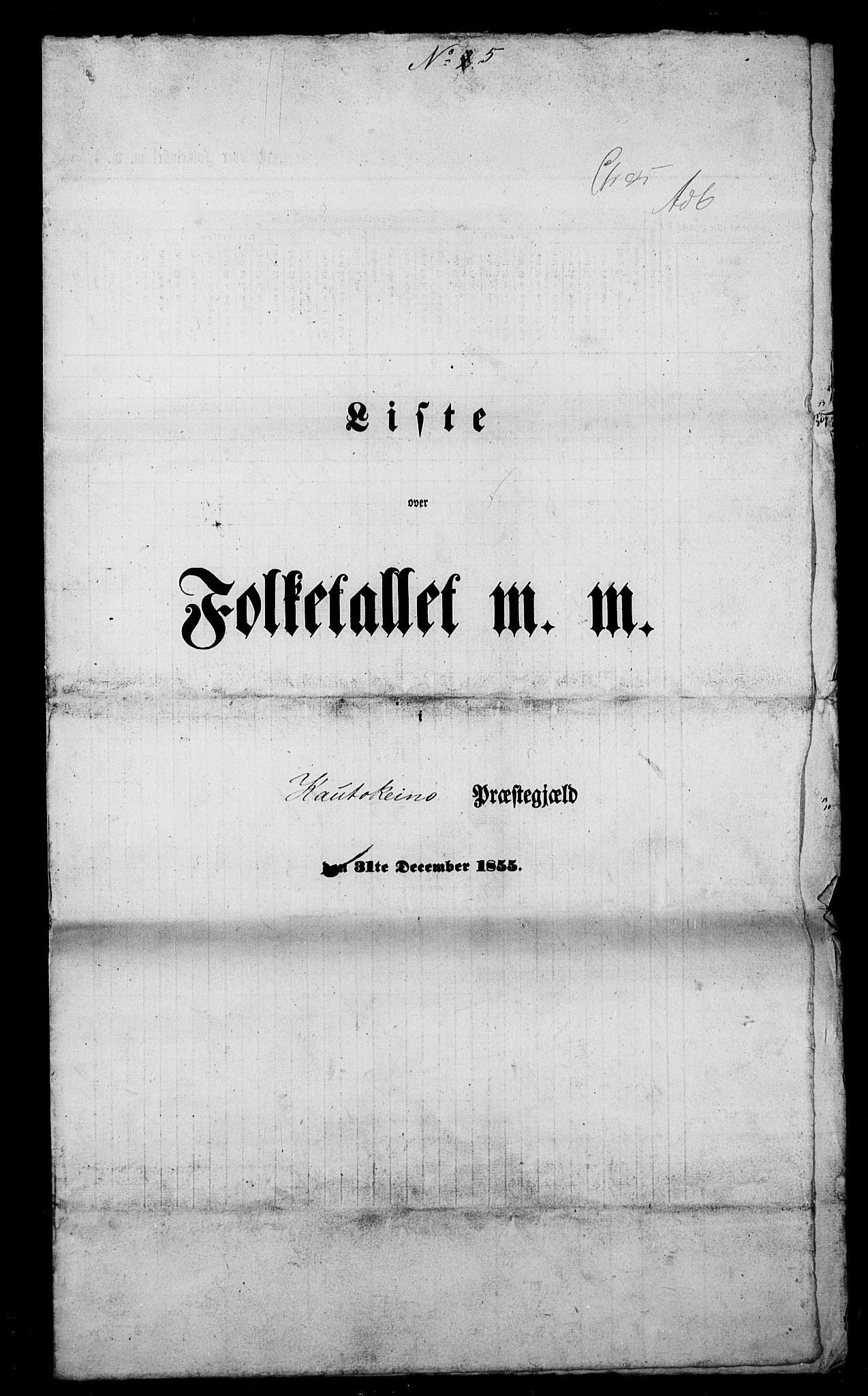 , Census 1855 for Kautokeino, 1855, p. 11