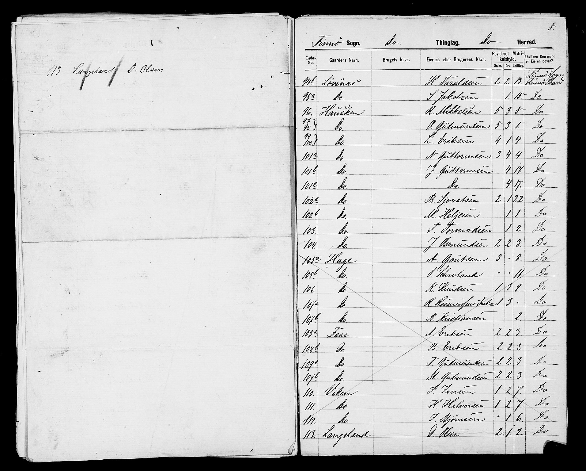 SAST, 1875 census for 1141P Finnøy, 1875, p. 27