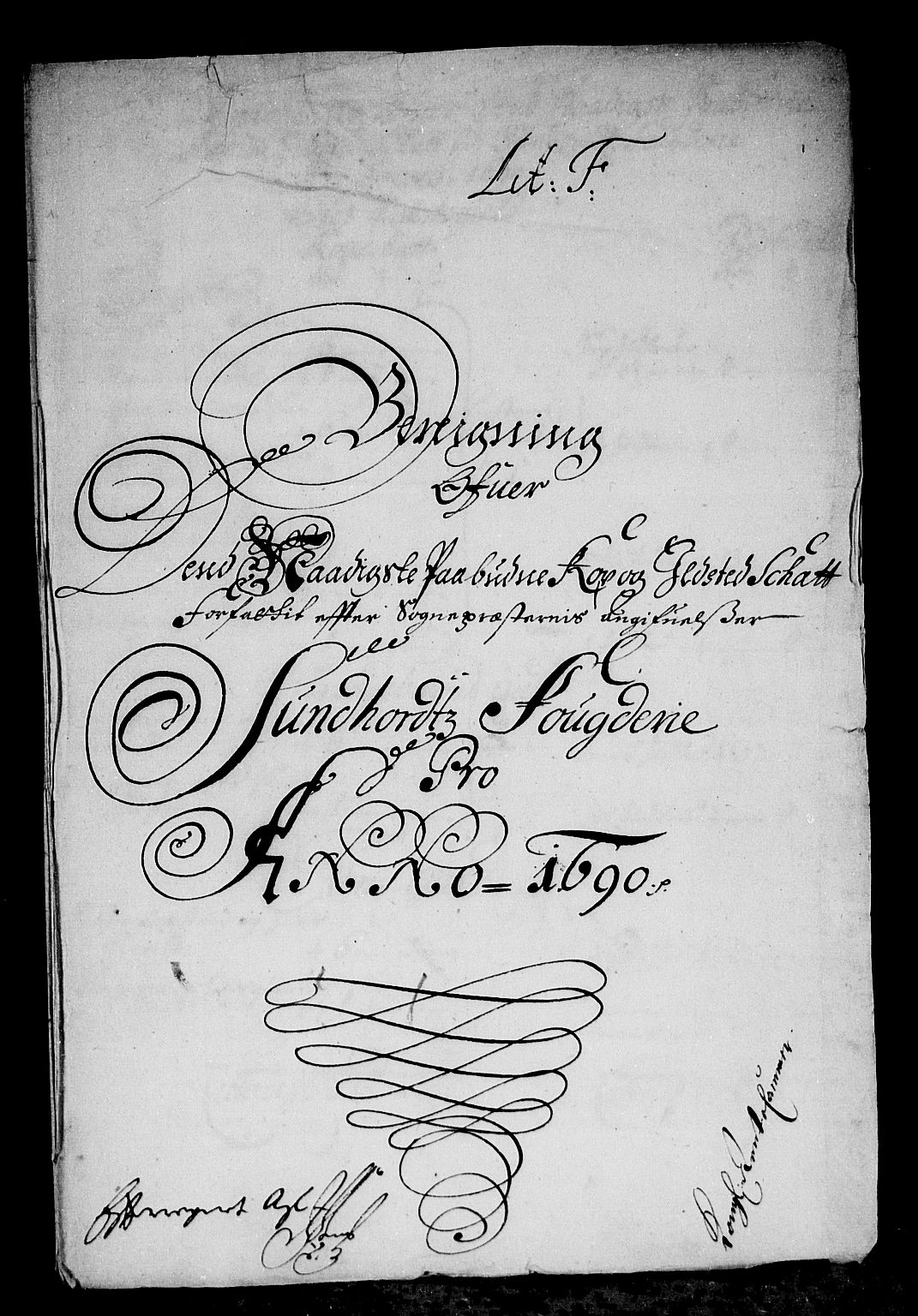 Rentekammeret inntil 1814, Reviderte regnskaper, Stiftamtstueregnskaper, Bergen stiftamt, AV/RA-EA-6043/R/Rc/L0092: Bergen stiftamt, 1689-1690