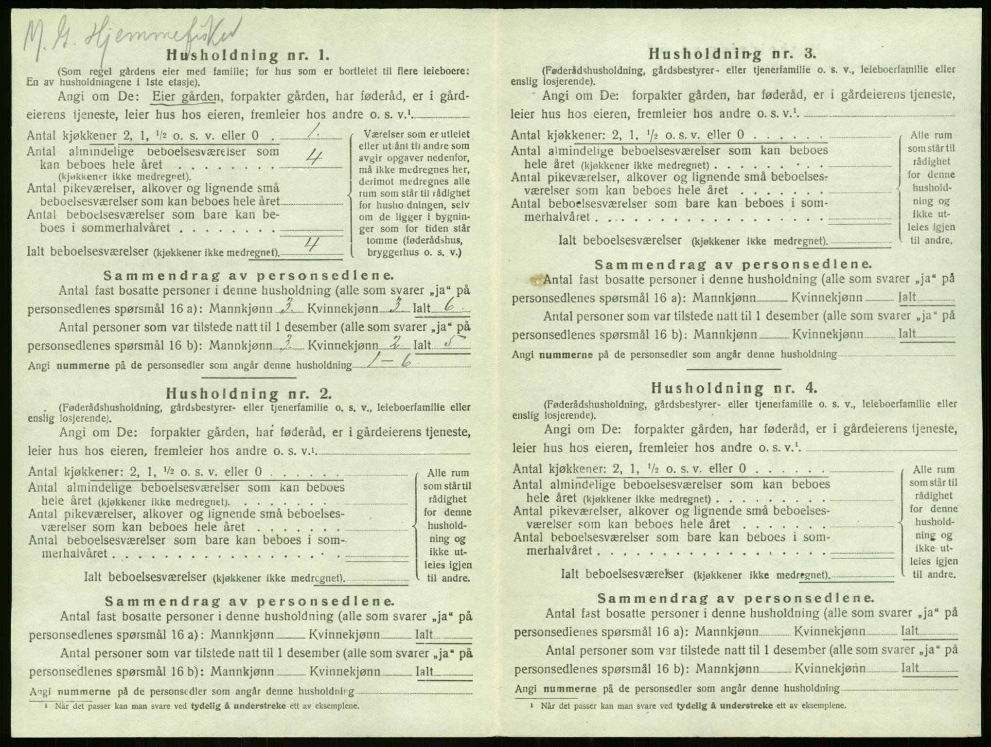 SAKO, 1920 census for Tjøme, 1920, p. 1146
