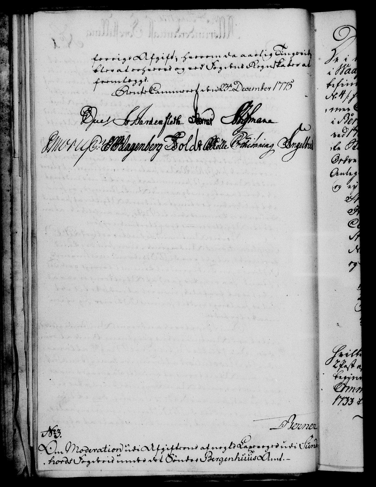 Rentekammeret, Kammerkanselliet, RA/EA-3111/G/Gf/Gfa/L0058: Norsk relasjons- og resolusjonsprotokoll (merket RK 52.58), 1776, p. 29